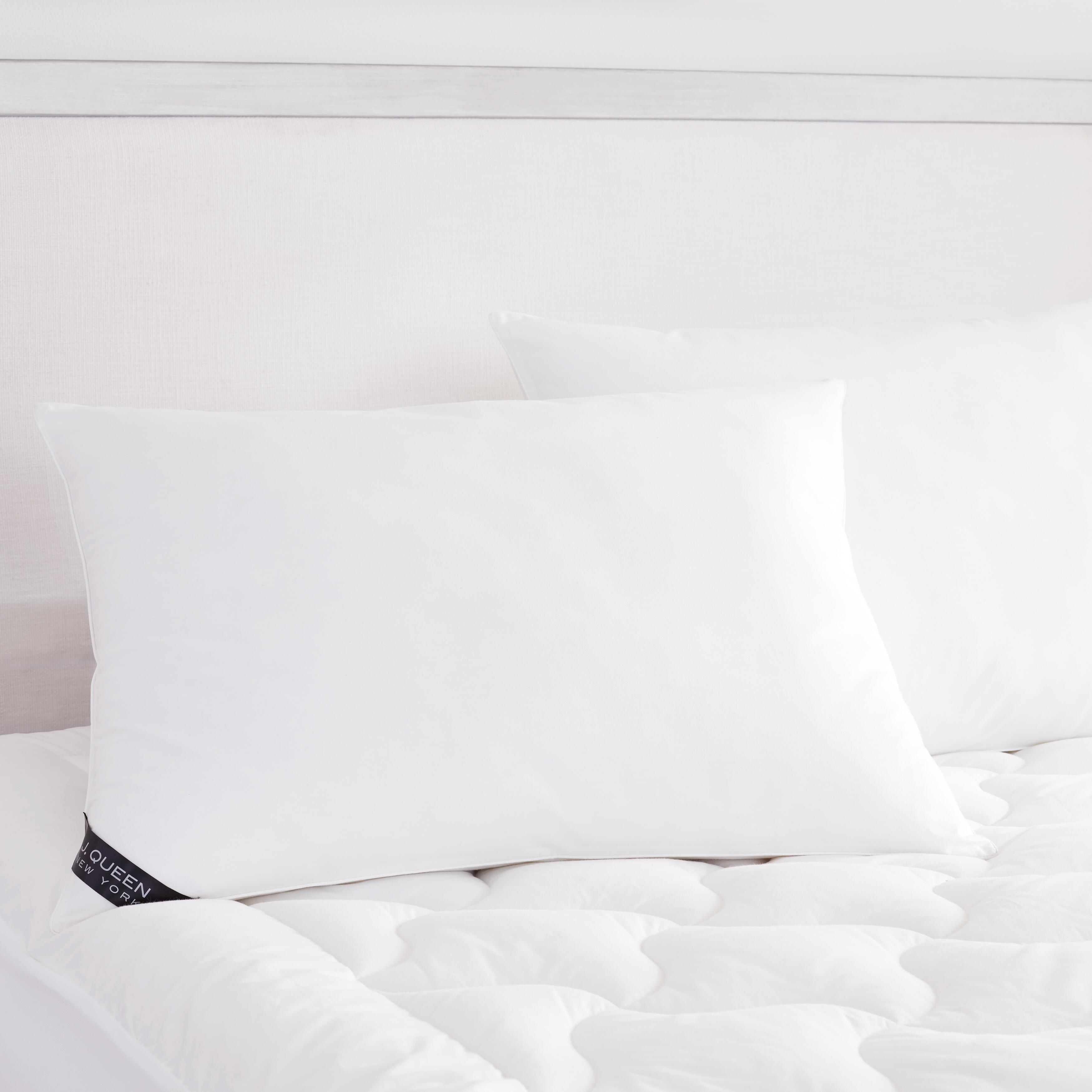 J.Queen New York Royalty Soft Pillow Pair, White, large