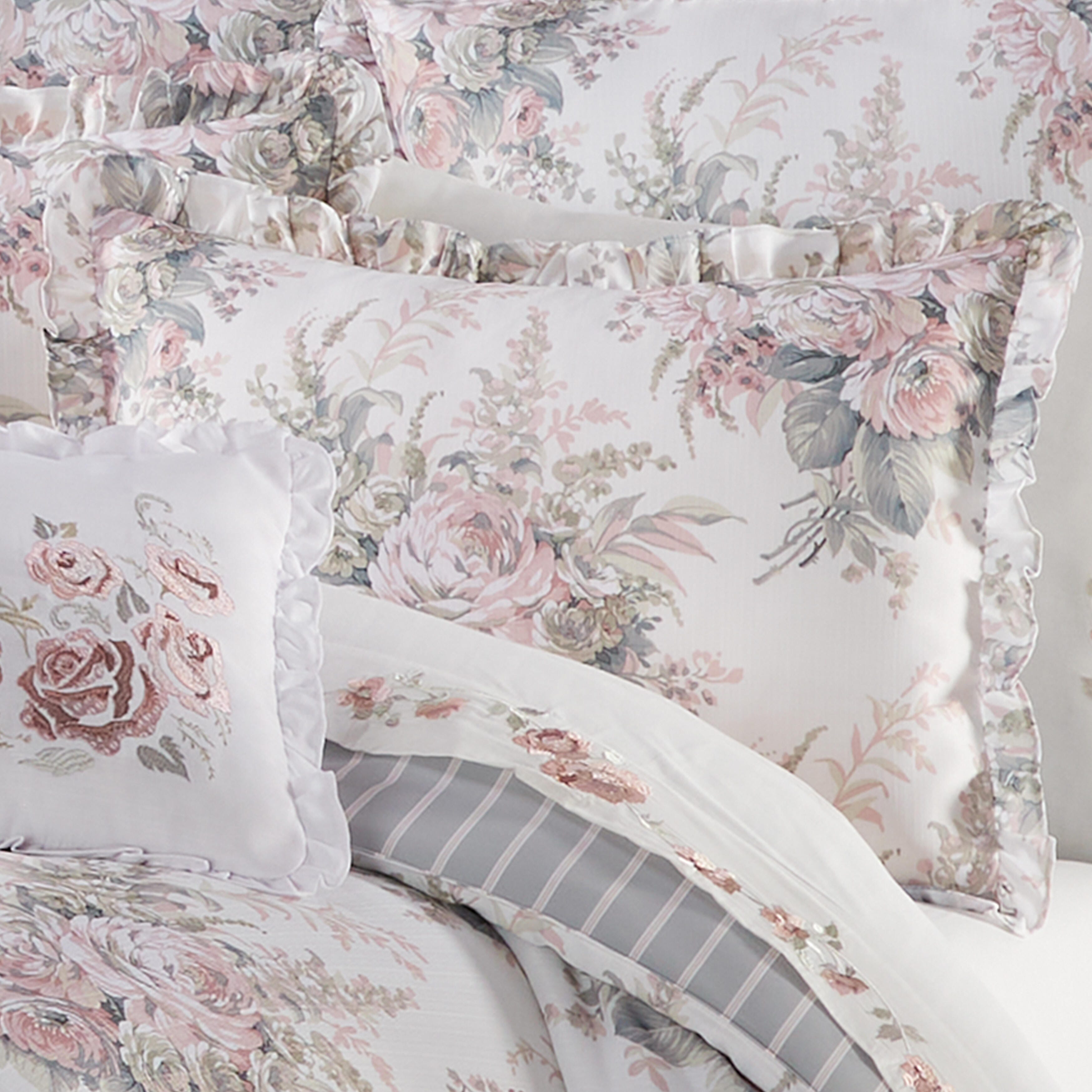 Royal Court Estelle Blush California King 4Pc. Comforter Set, Blush, large