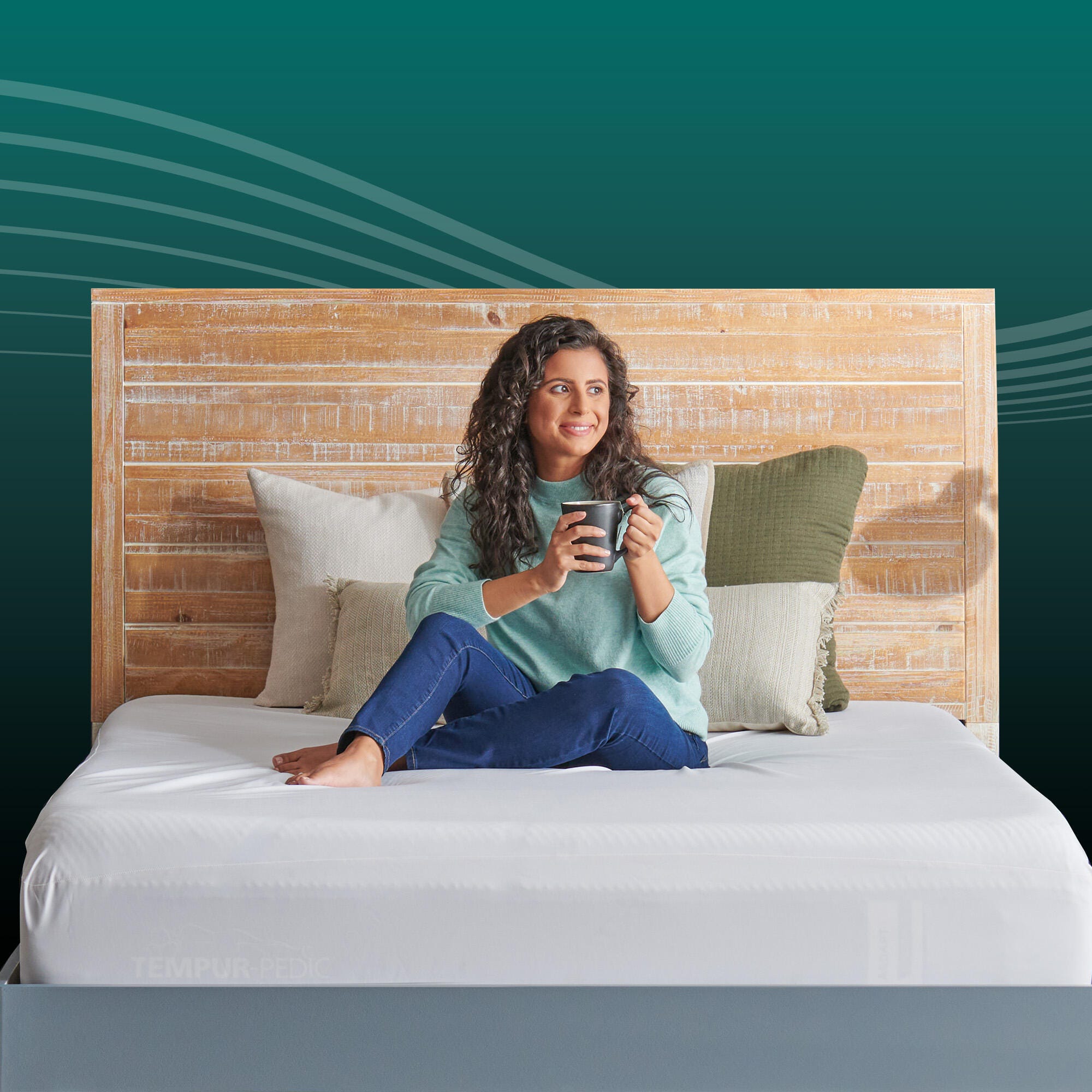 Tempur-Protect Split California King Mattress Protector, White, large