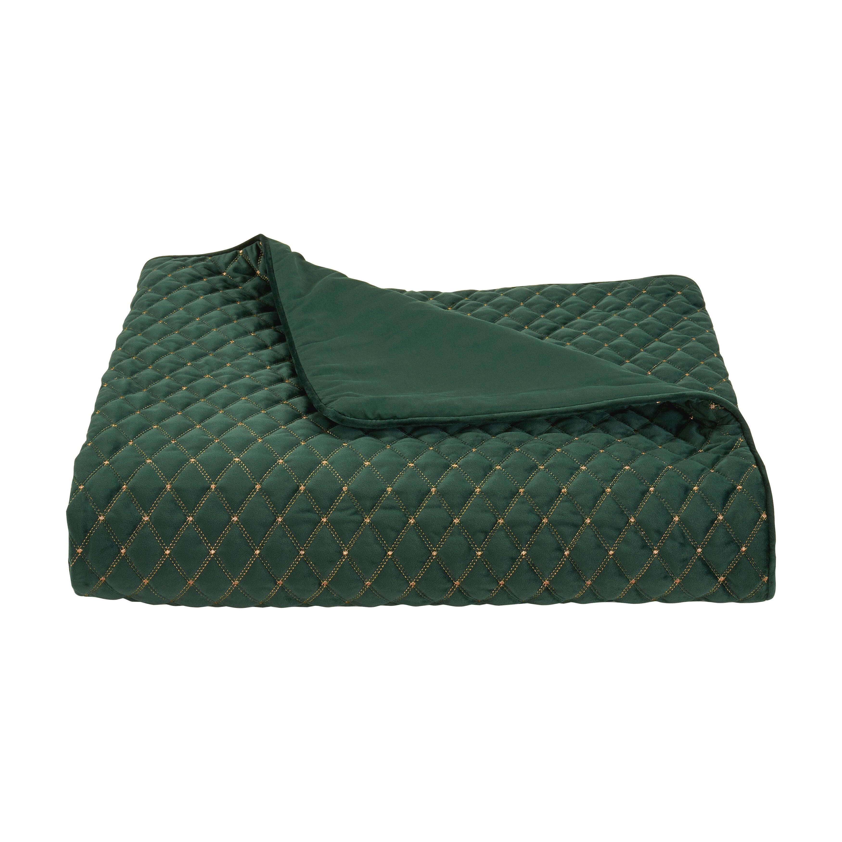 J. Queen New York Grandeur Evergreen Full/Queen 3Pc. Quilt Set, Evergreen, rollover