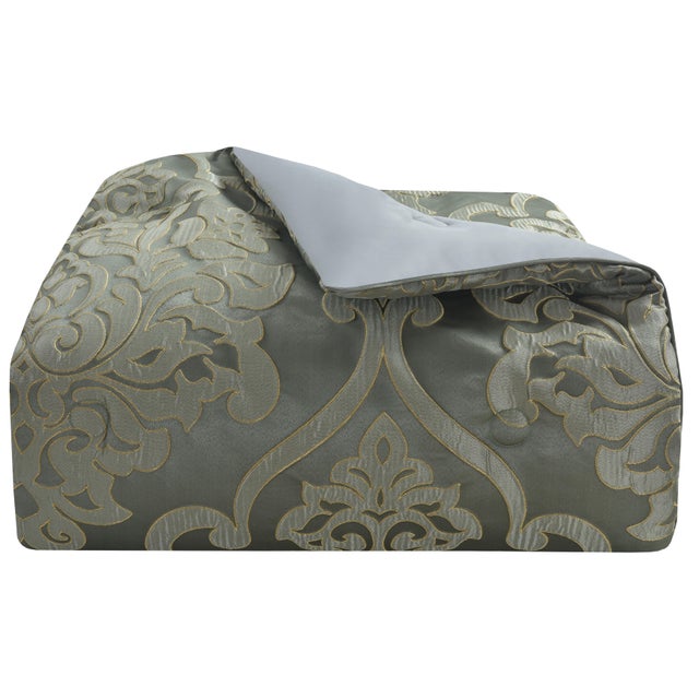 J. Queen New York Santino 4 Piece California King Comforter Set, Jade