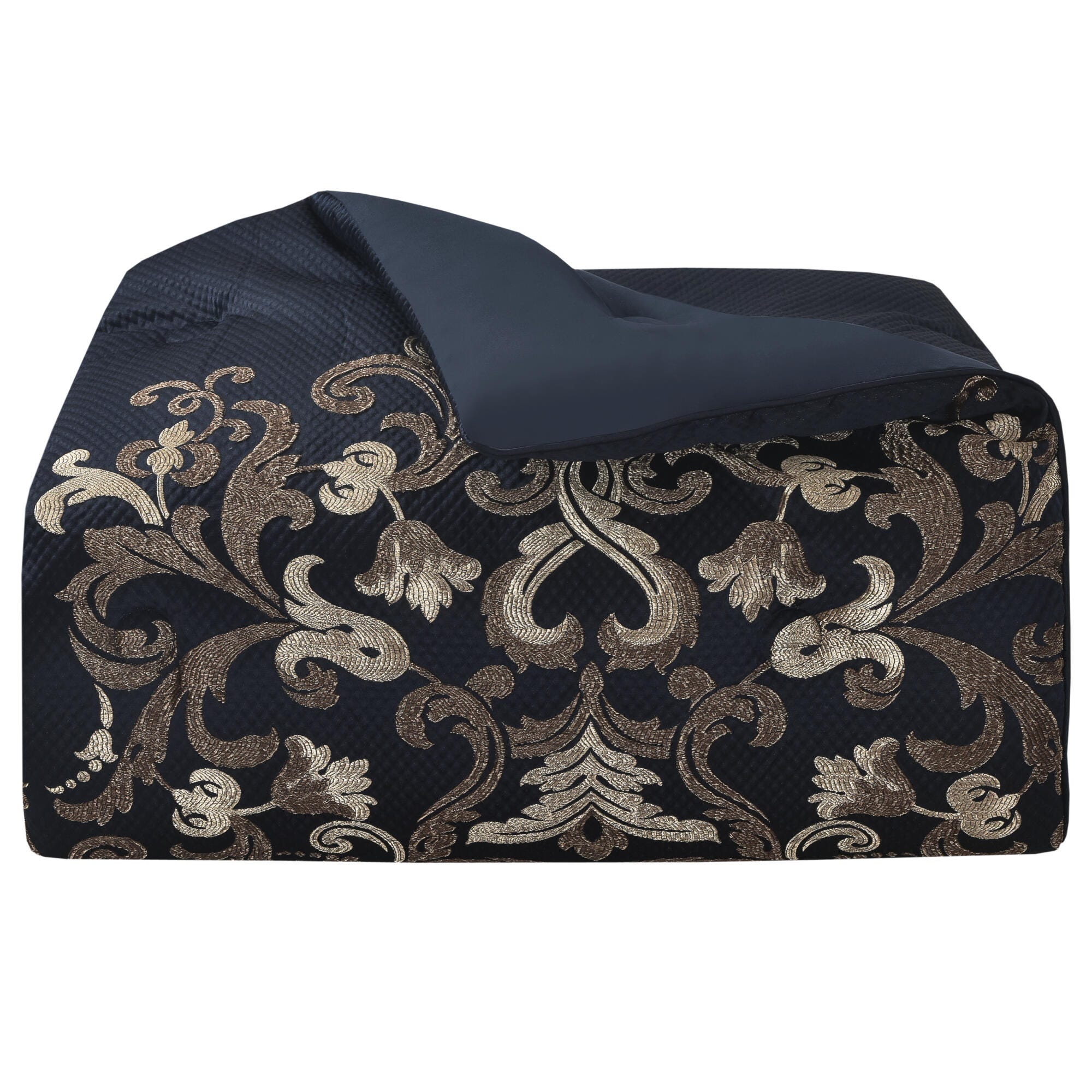J.Queen New York Caruso 4 Piece Comforter Set, Royal Blue, rollover