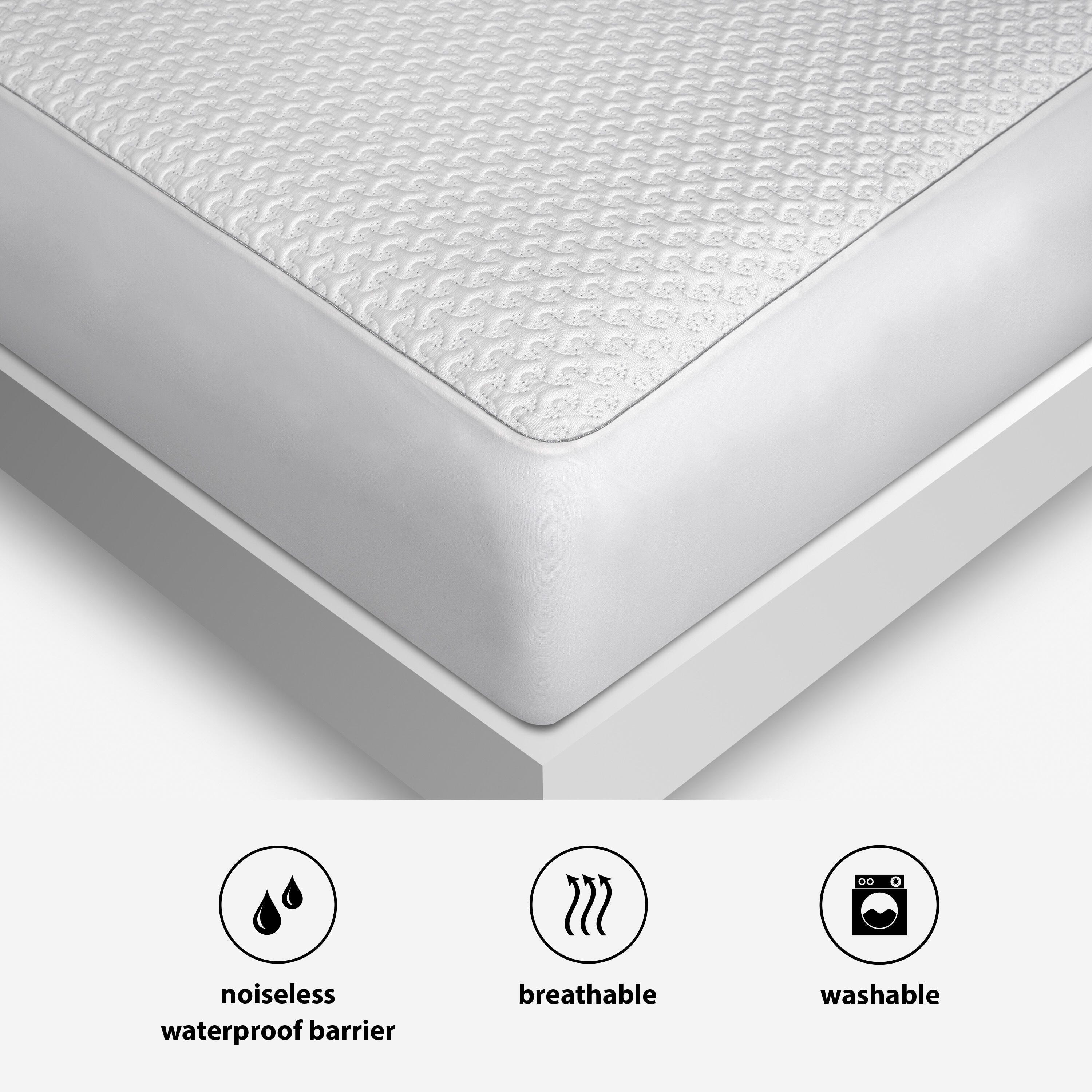 Ver-Tex Performance Mattress Protector Ver-Tex Performance Mattress Protector, White, large