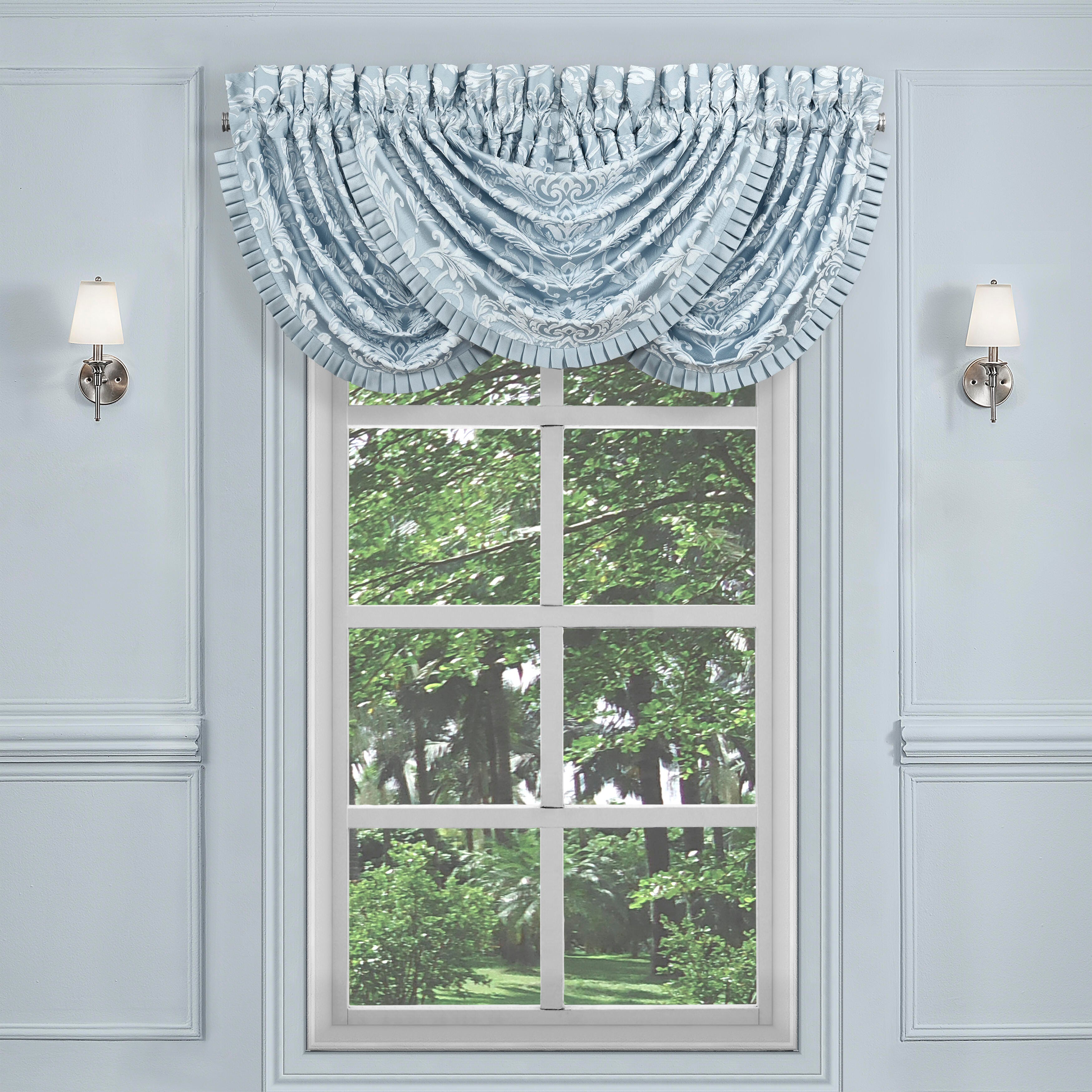 J.Queen New York New York Malita Window Waterfall Valance, , large