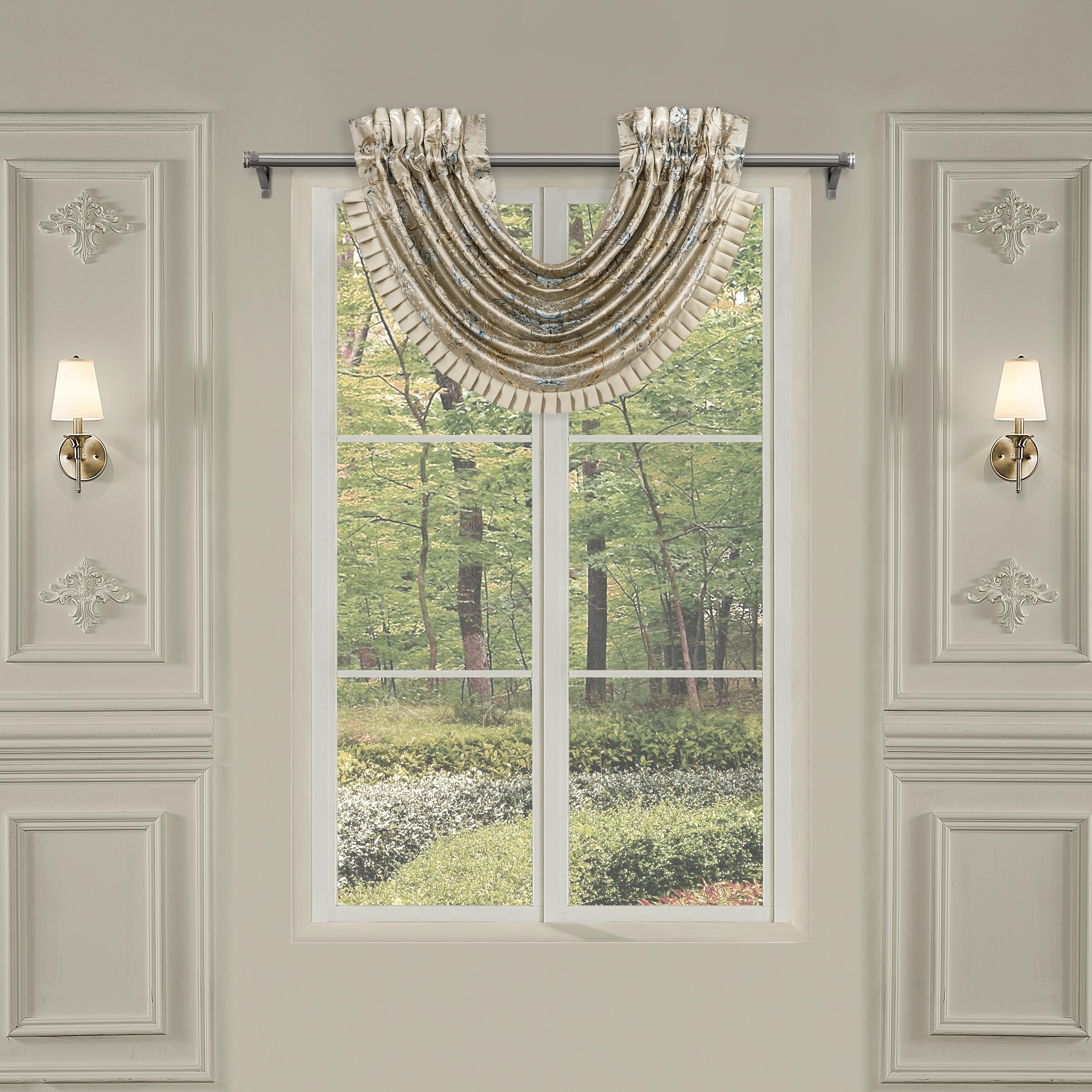 J.Queen New York New York Jacqueline Window Waterfall Valance, , large