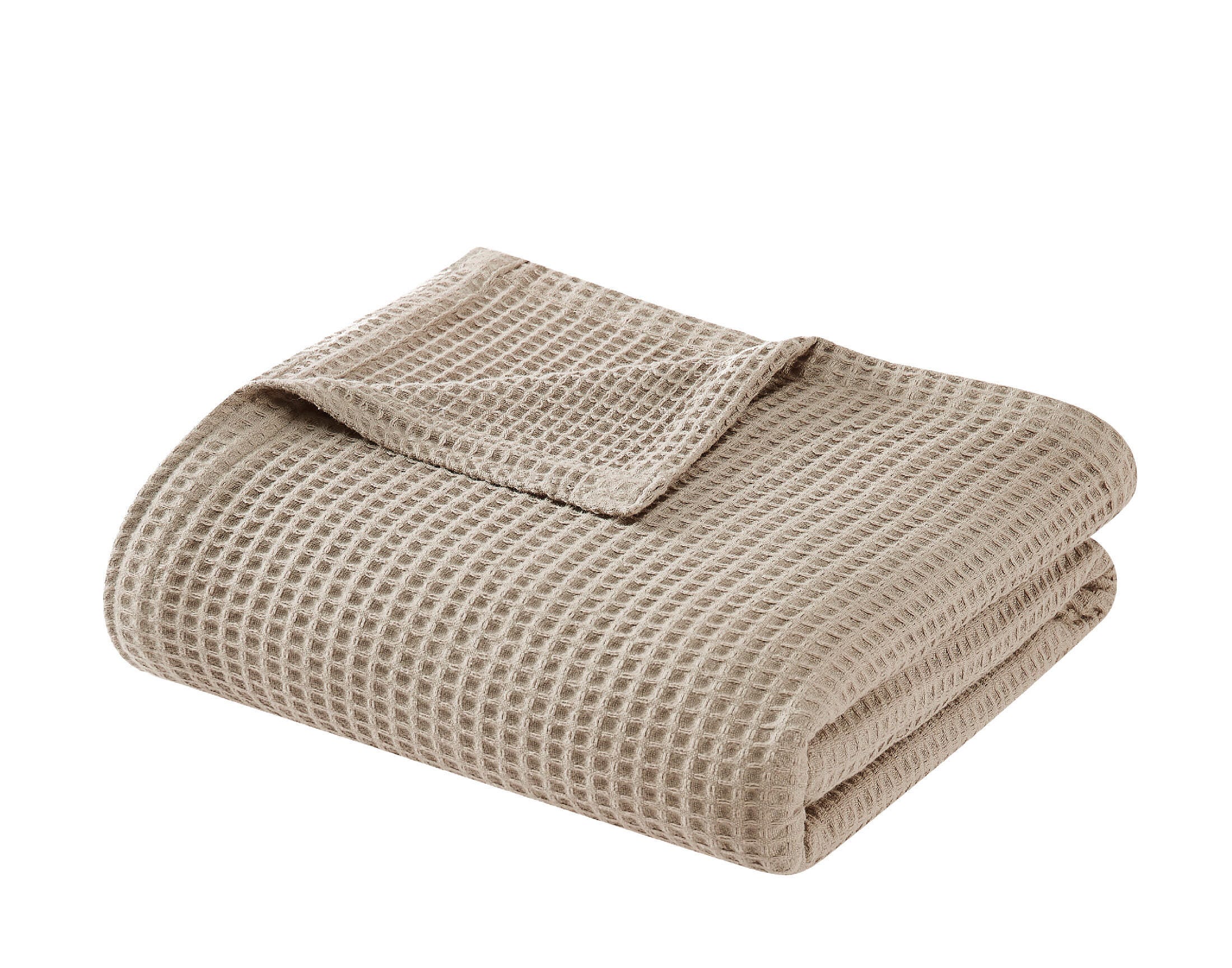 Heritage Cotton Waffle King Blanket