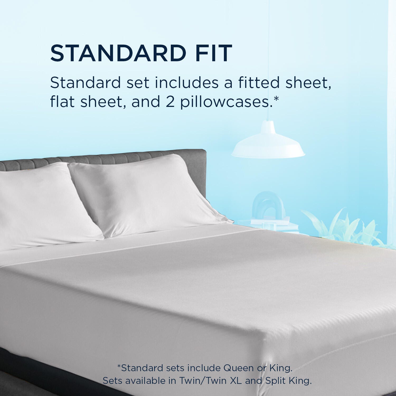 TEMPUR-breeze° Cooling Sheet Set- Full, White, large
