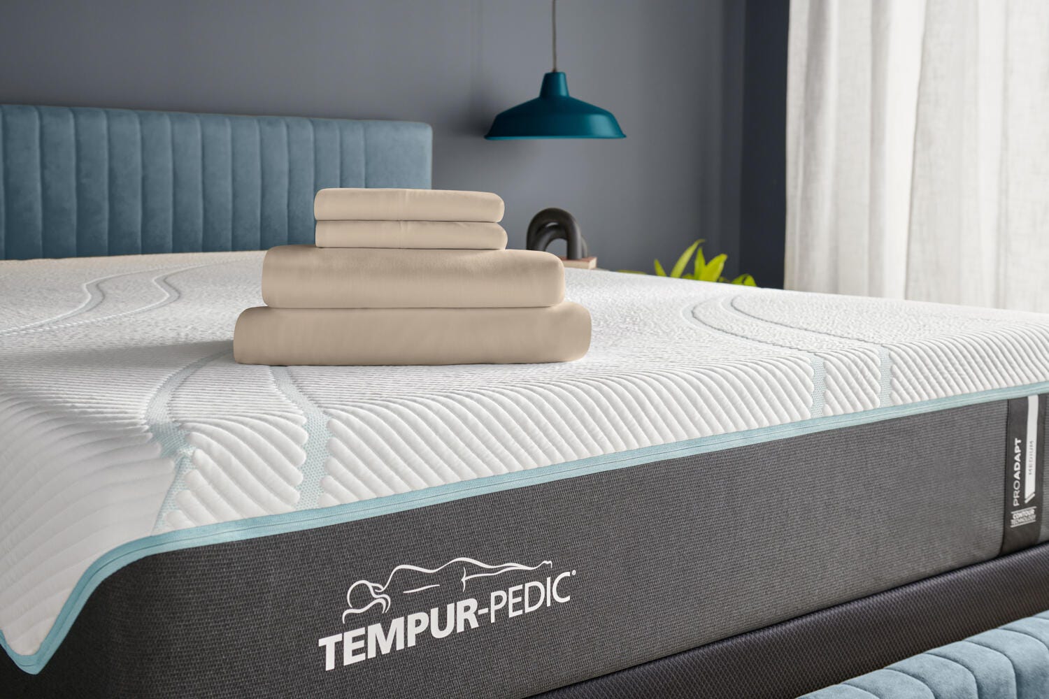 TEMPUR-Rayon from Bamboo Sheet Set- Split California King, Sandstone, large