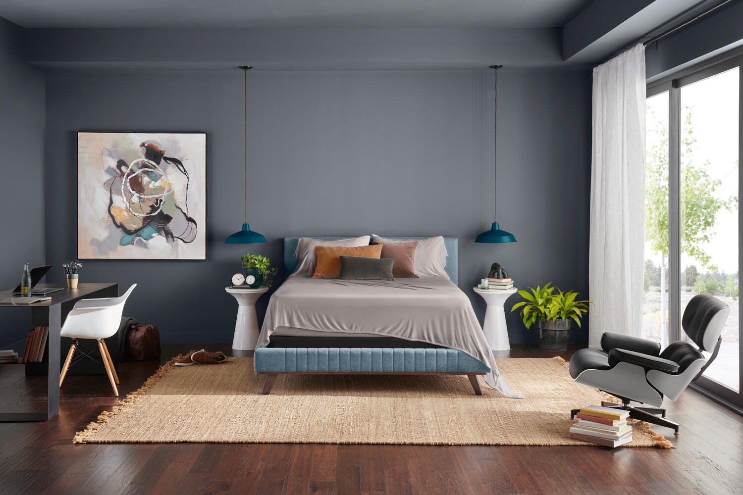 TEMPUR-Rayon from Bamboo Sheet Set- Split California King, Cool Gray, large