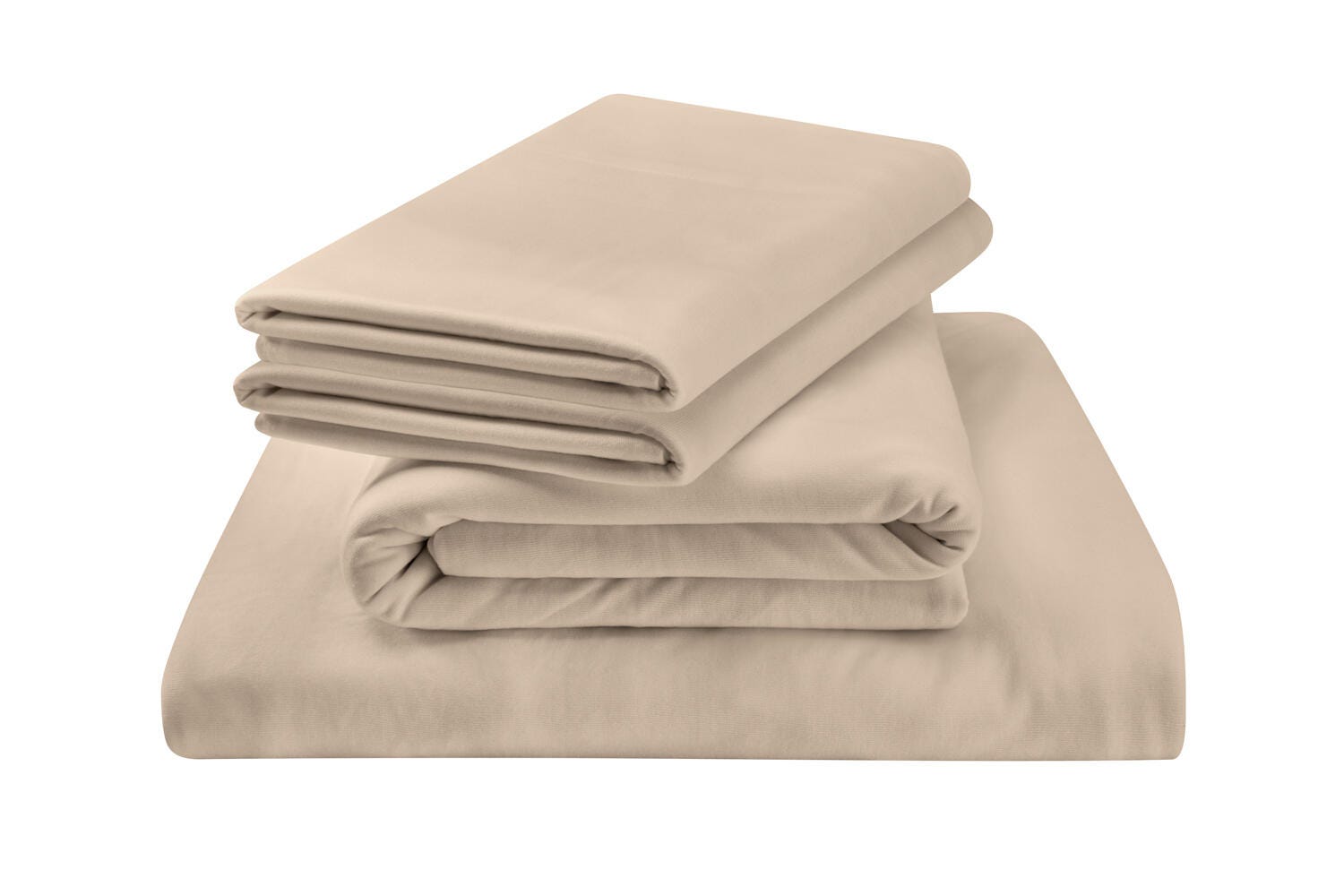 TEMPUR-Rayon from Bamboo Sheet Set- Split King, Sandstone, rollover