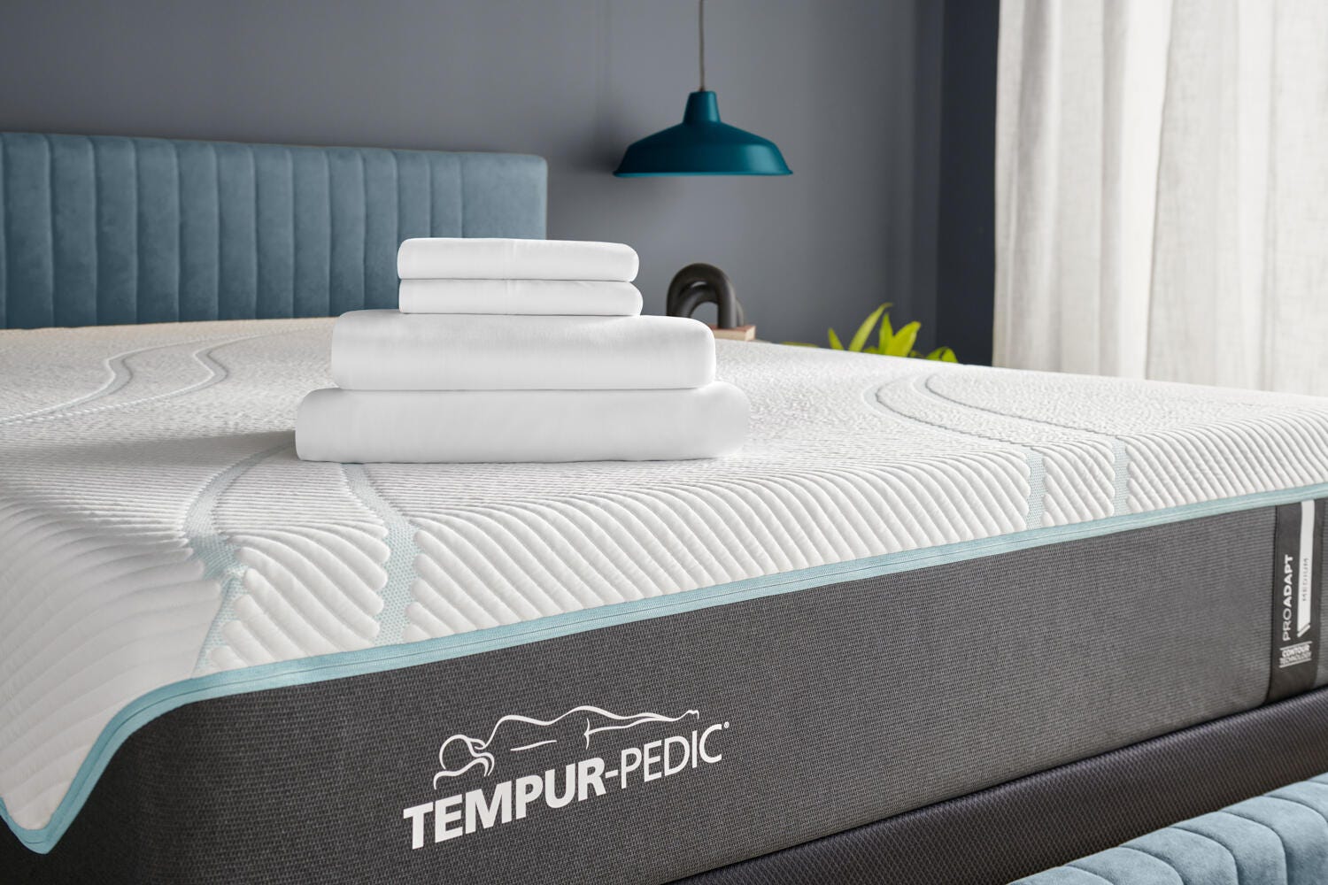 TEMPUR-Rayon from Bamboo Sheet Set- Twin, White, large