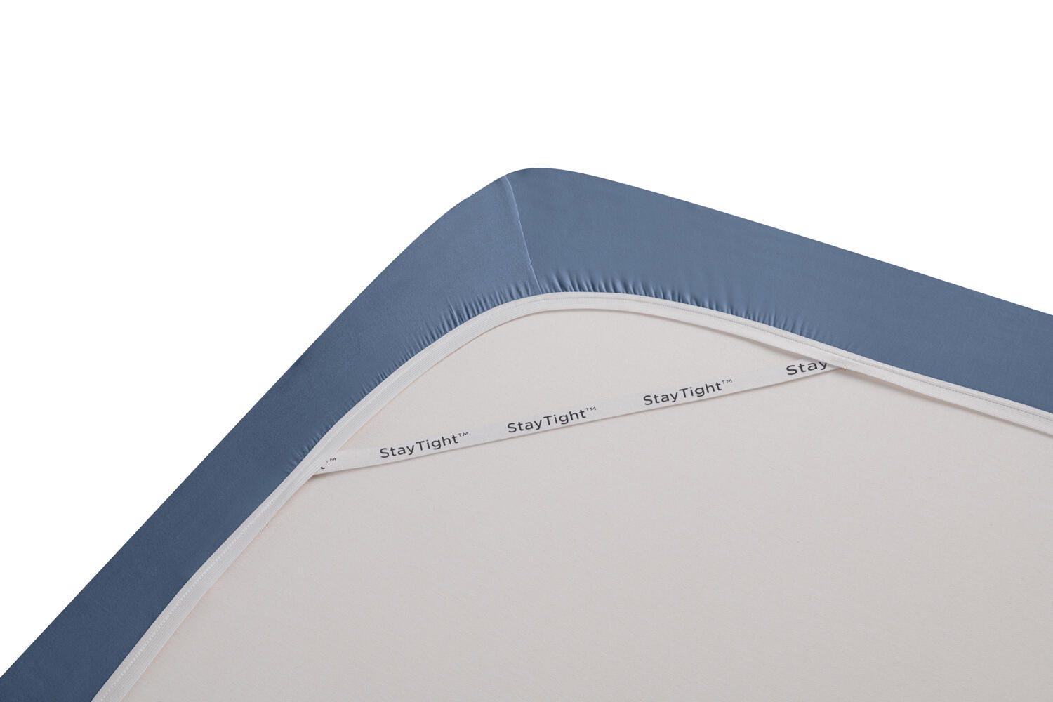 TEMPUR-Rayon from Bamboo Sheet Set- King, Vintage Indigo, large