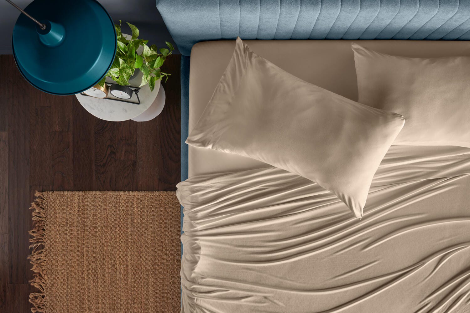 TEMPUR-Rayon from Bamboo Sheet Set- Queen, Sandstone, large