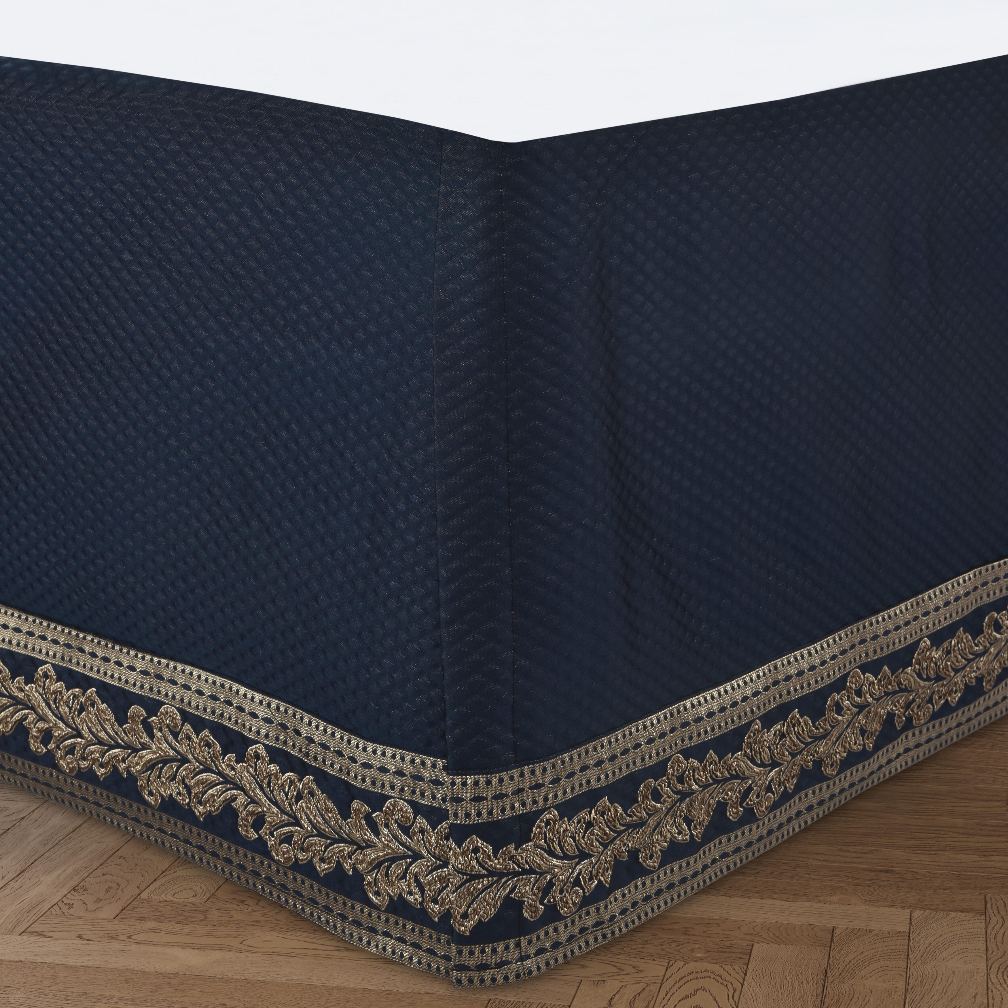 J.Queen New York Monte Carlo King 4 Piece Comforter Set, Navy, large