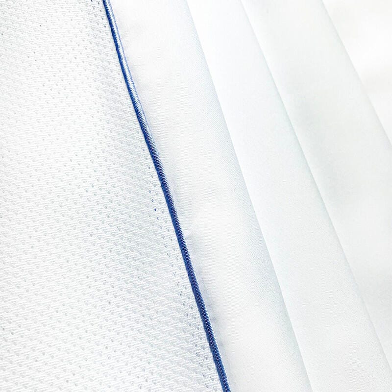 PROTECTEASE Cooling Fitted Queen Mattress Protector, White, large