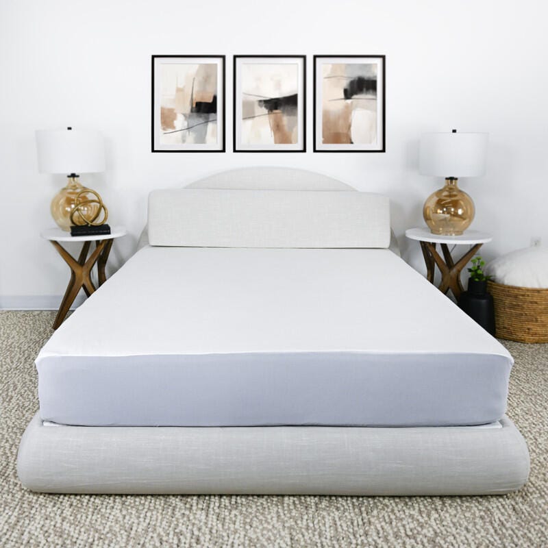 PROTECTEASE Classic Fitted Twin Mattress Protector, White, large