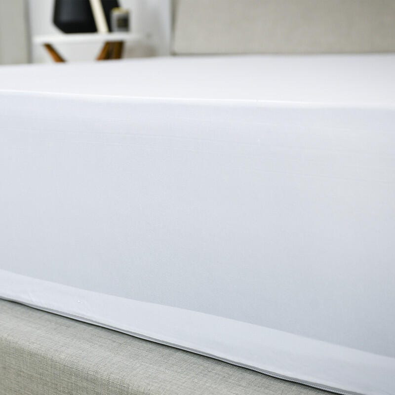 PROTECTEASE Premium Zippered King Mattress Encasement, White, large