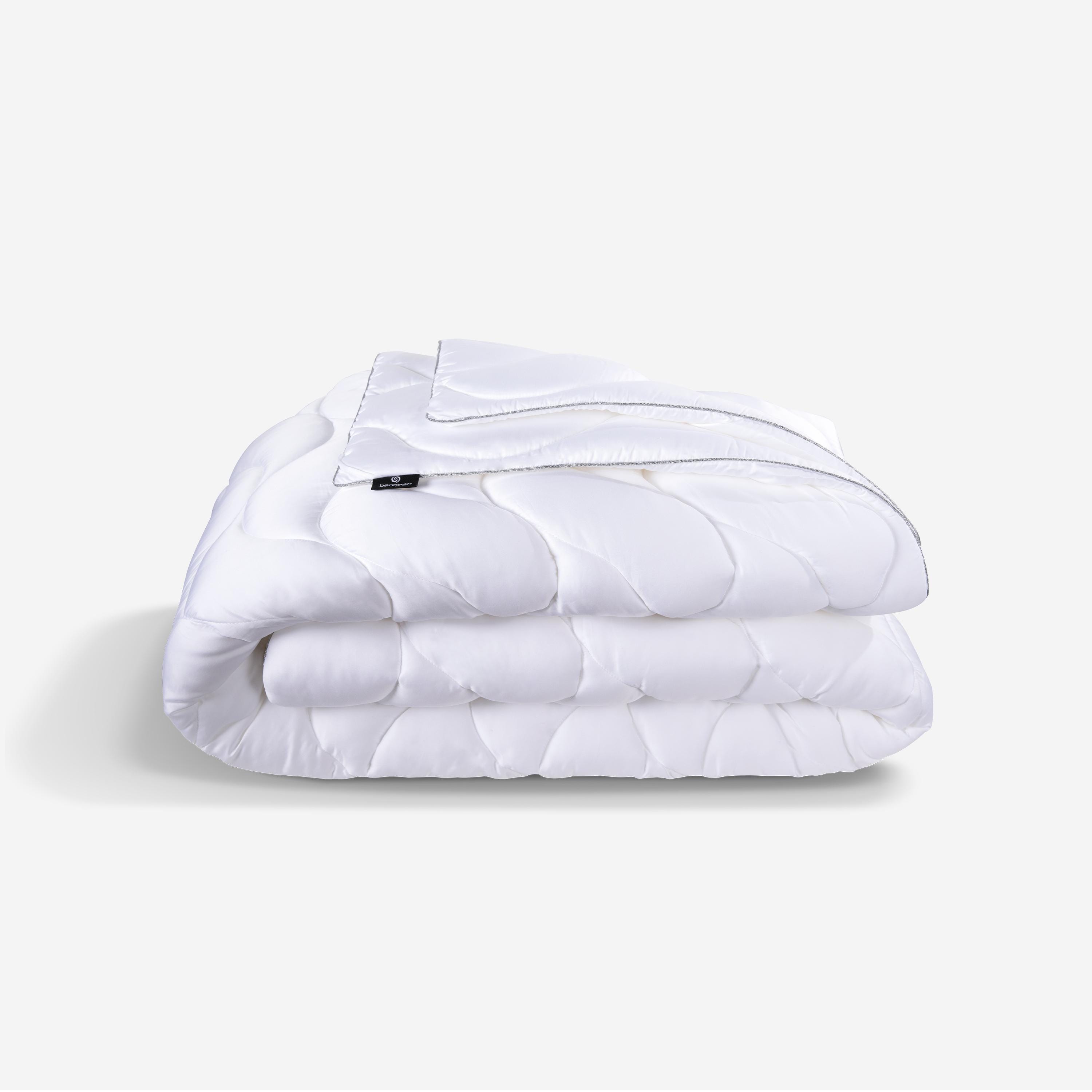 Camelia California King 8 Piece Embroidered Comforter Set, Natural, rollover