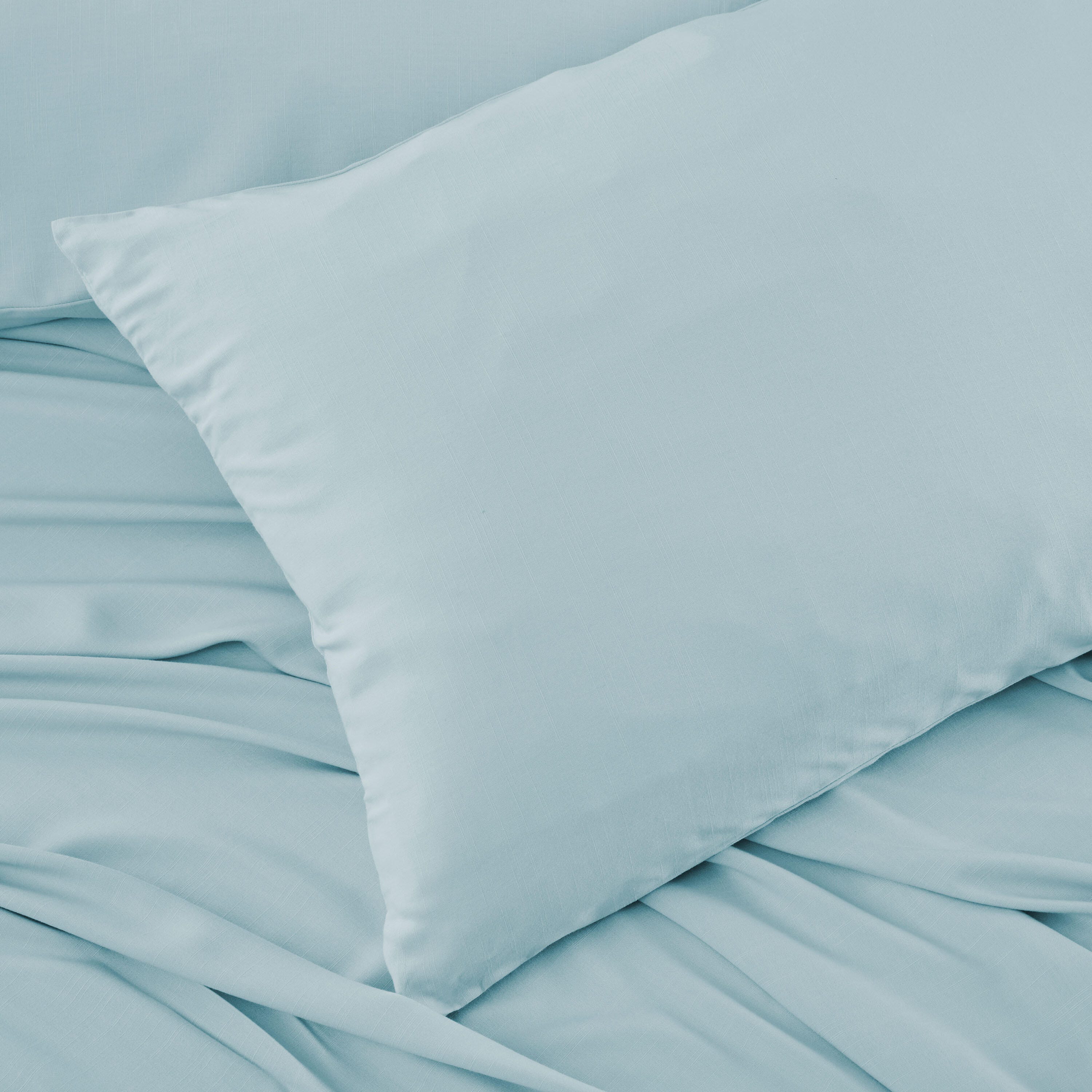 BEDGEAR Hyper-Linen Queen Sheet Set, Misty Blue, large