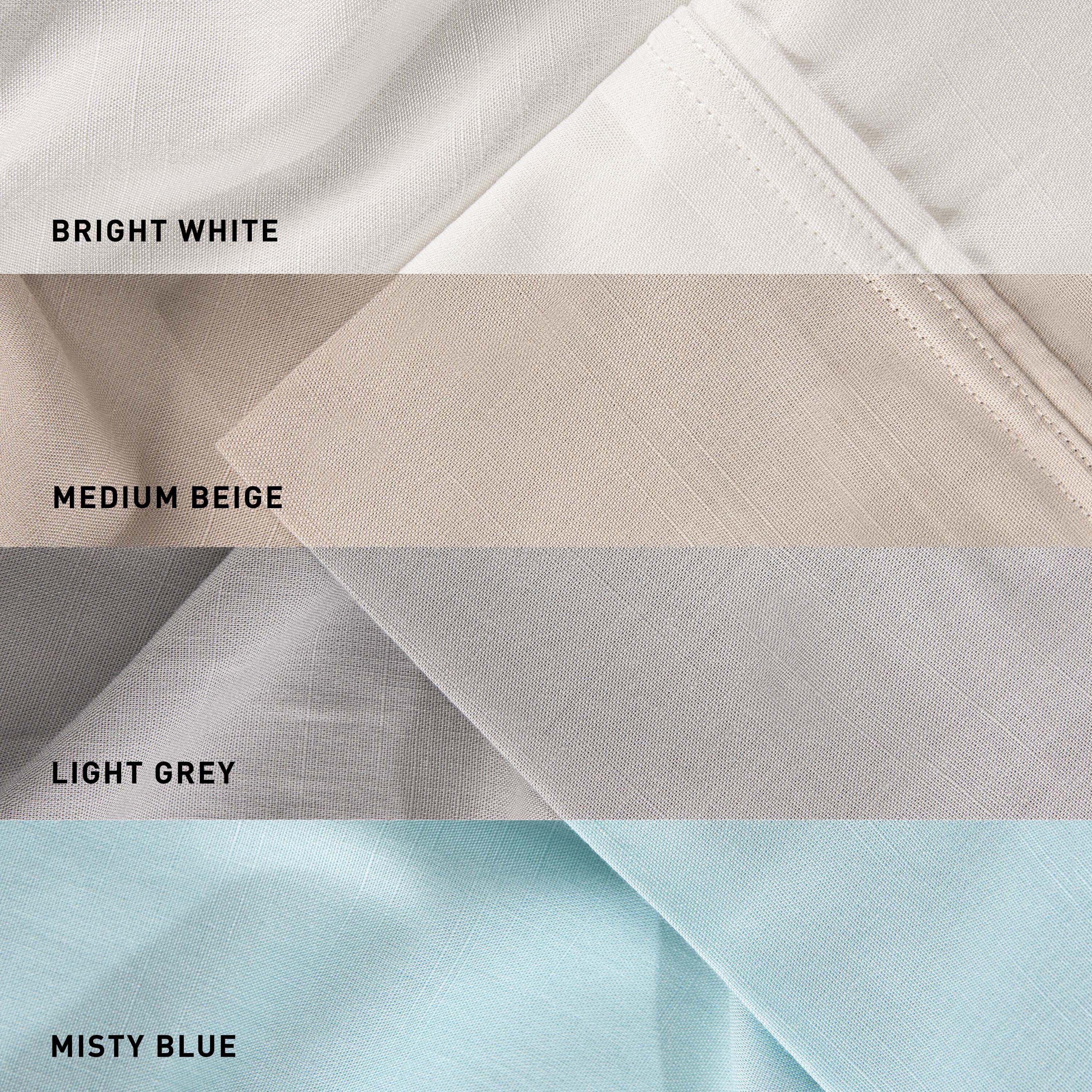 BEDGEAR Hyper-Linen King Sheet Set, Misty Blue, large