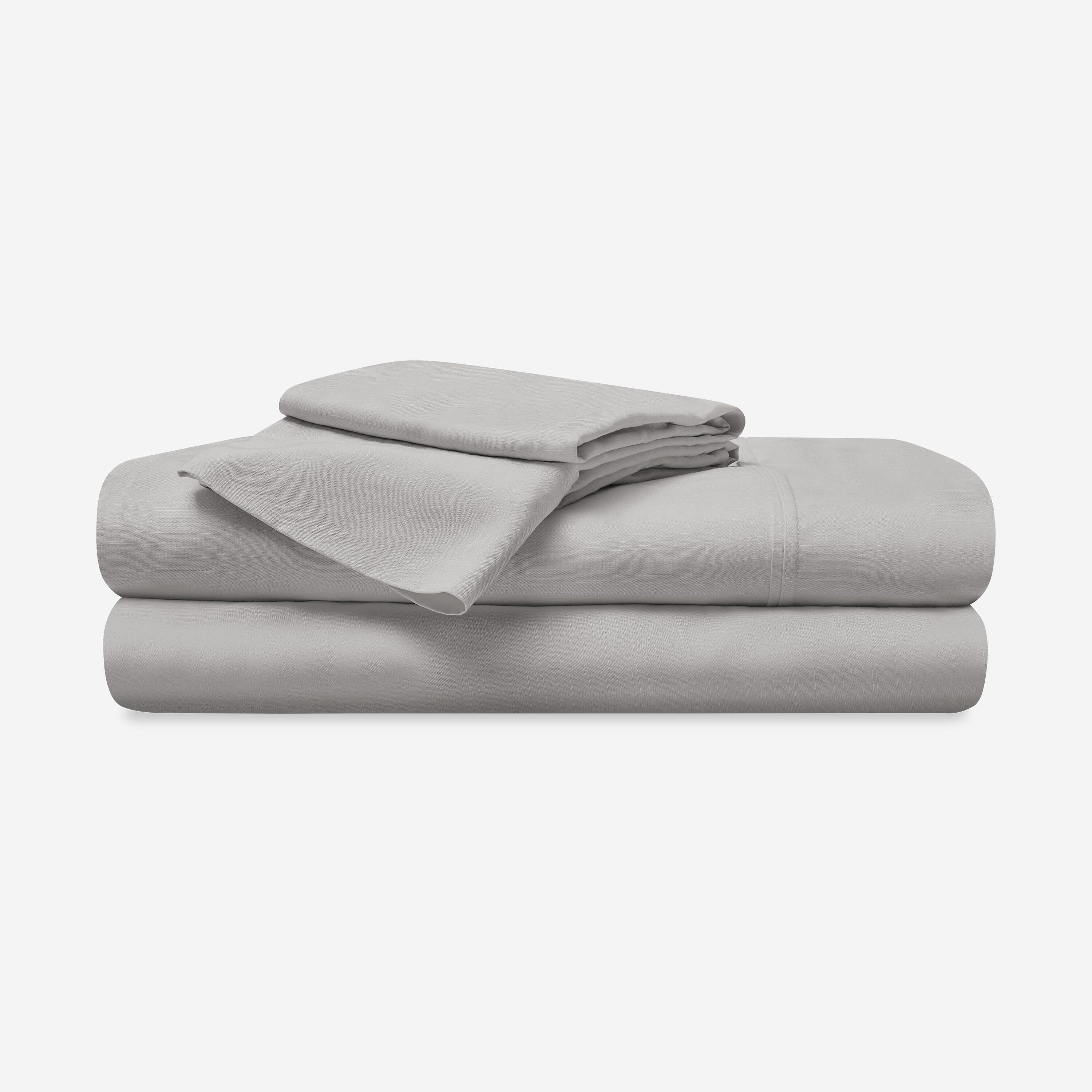 BEDGEAR Hyper-Linen King Sheet Set, Light Gray, rollover