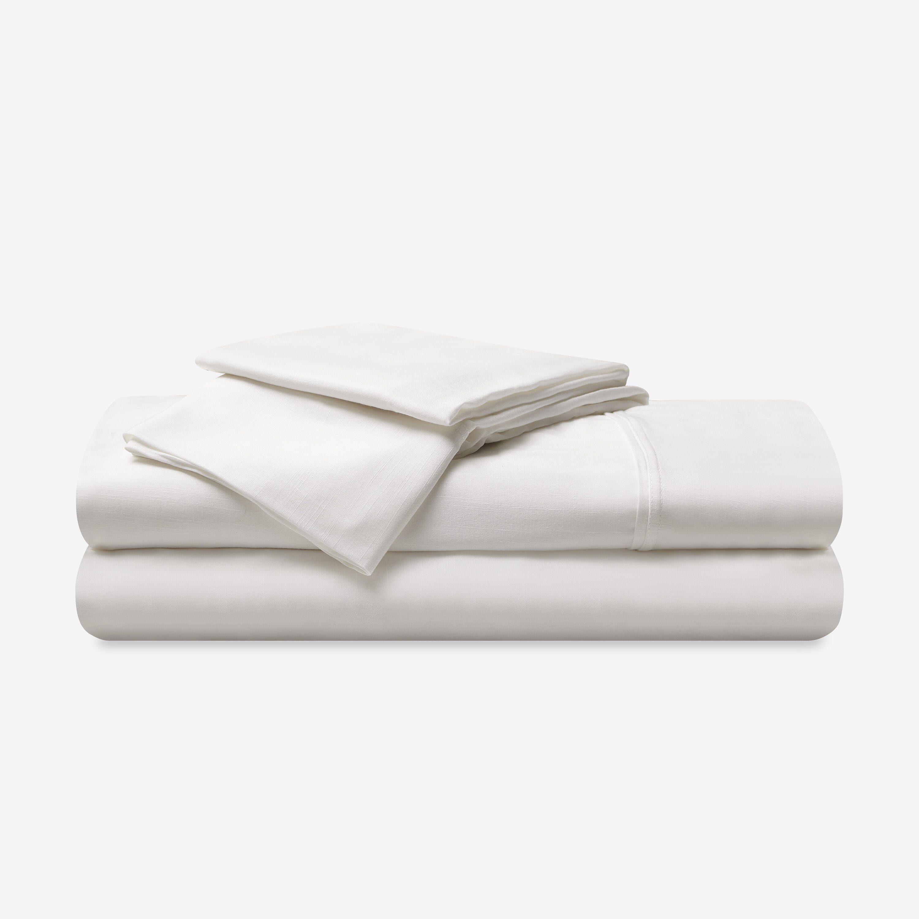 BEDGEAR Hyper-Linen Queen Sheet Set, Bright White, rollover