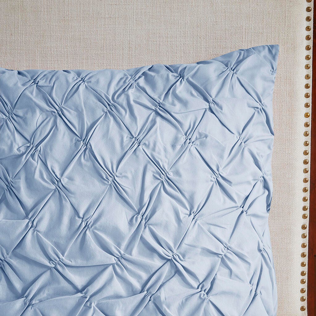 Cassandra King 8 Piece Printed Comforter Set, Blue, large