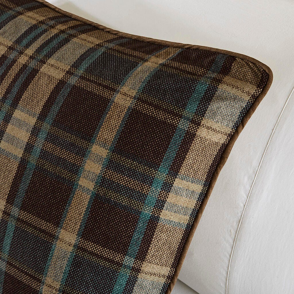 Hadley Plaid Twin Oversized Cozy Spun Comforter Set, Multi, large