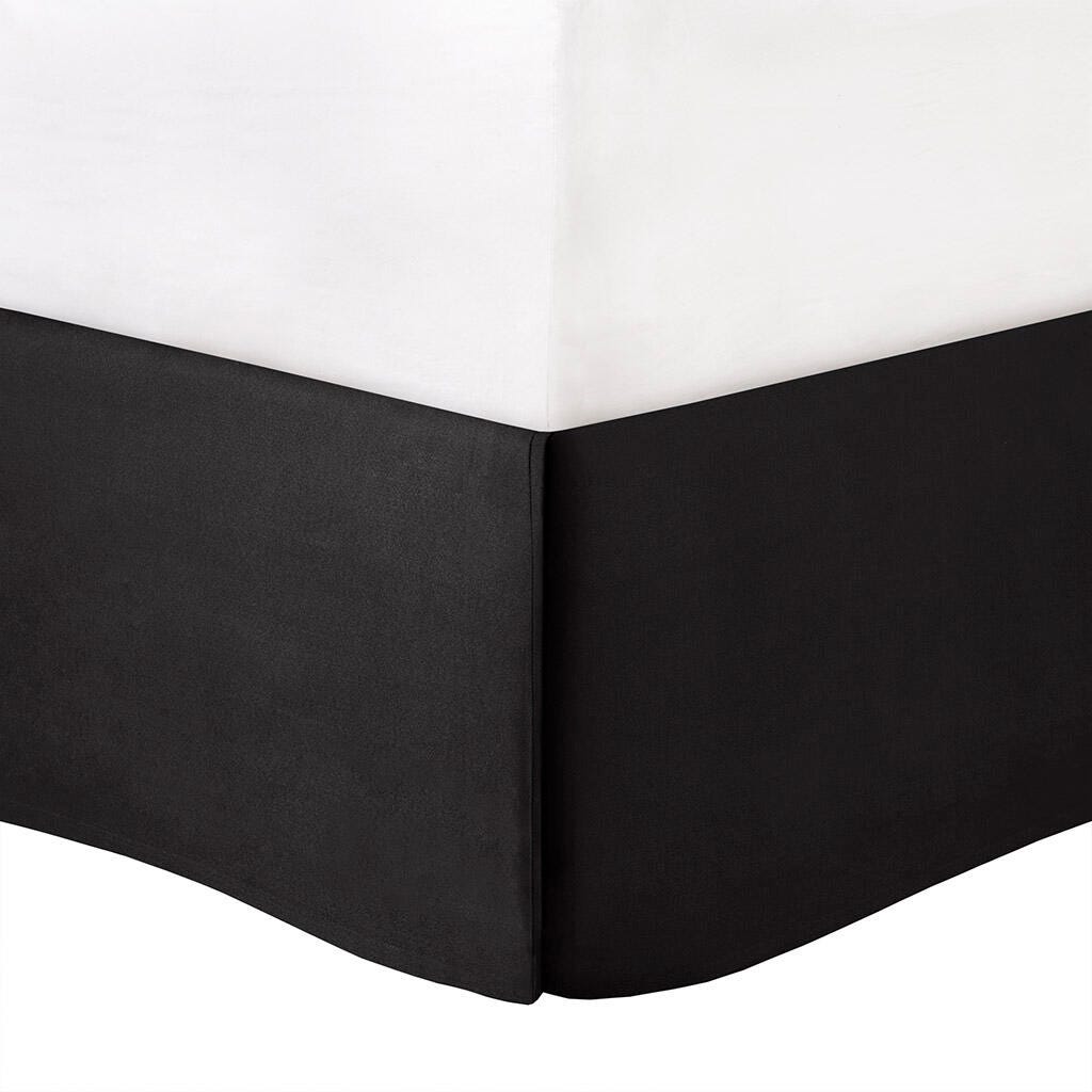 Laurel King 7 Piece Tufted Comforter Set, Black, large
