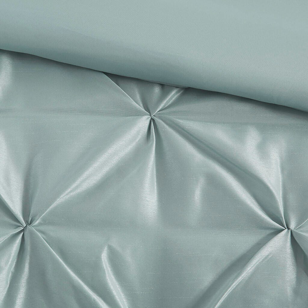 Laurel Queen 7 Piece Tufted Comforter Set, Seafoam, large