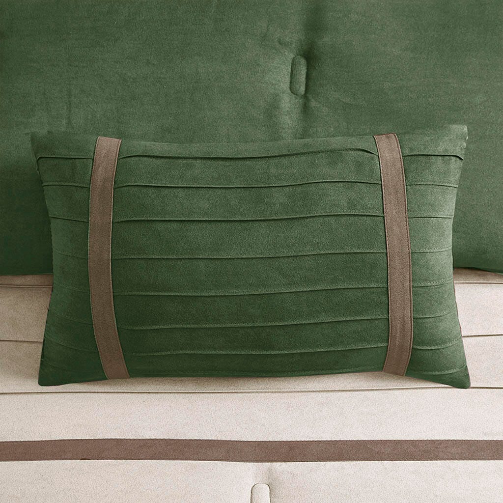 Madison Park Palmer California King 7 Piece Comforter Set, Green, large