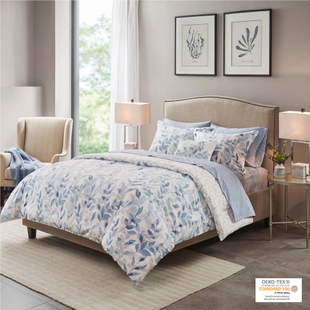 Sofia California King Reversible 8 Piece Comforter Set with Bed Sheets