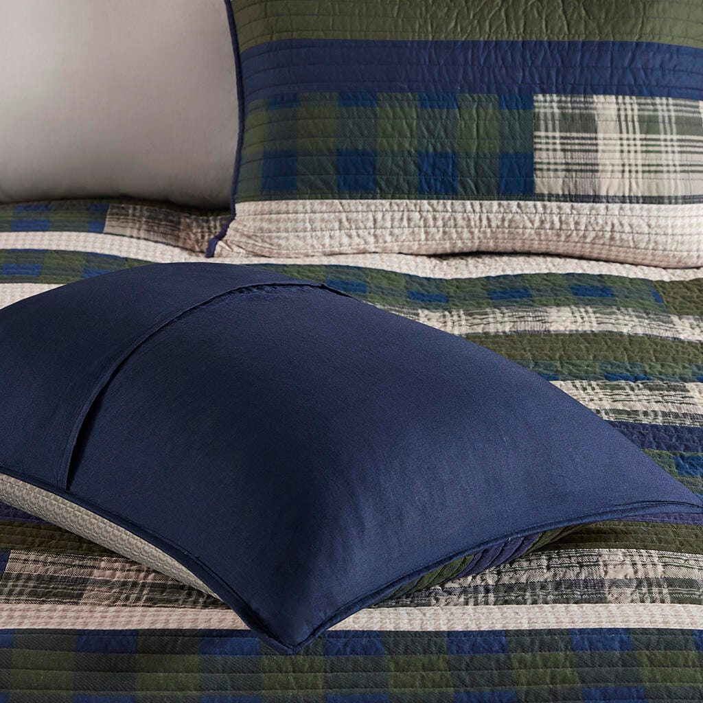 Spruce Hill King/California King Oversized Quilt Mini Set, Green, large