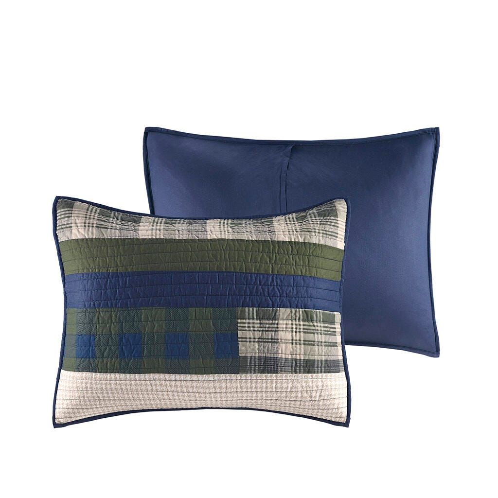 Spruce Hill Full/Queen Oversized Quilt Mini Set, Green, large