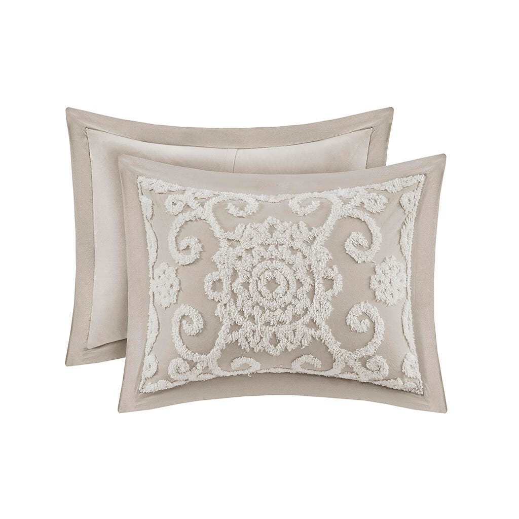 Suzanna King Duvet  Mini Set, Taupe, large