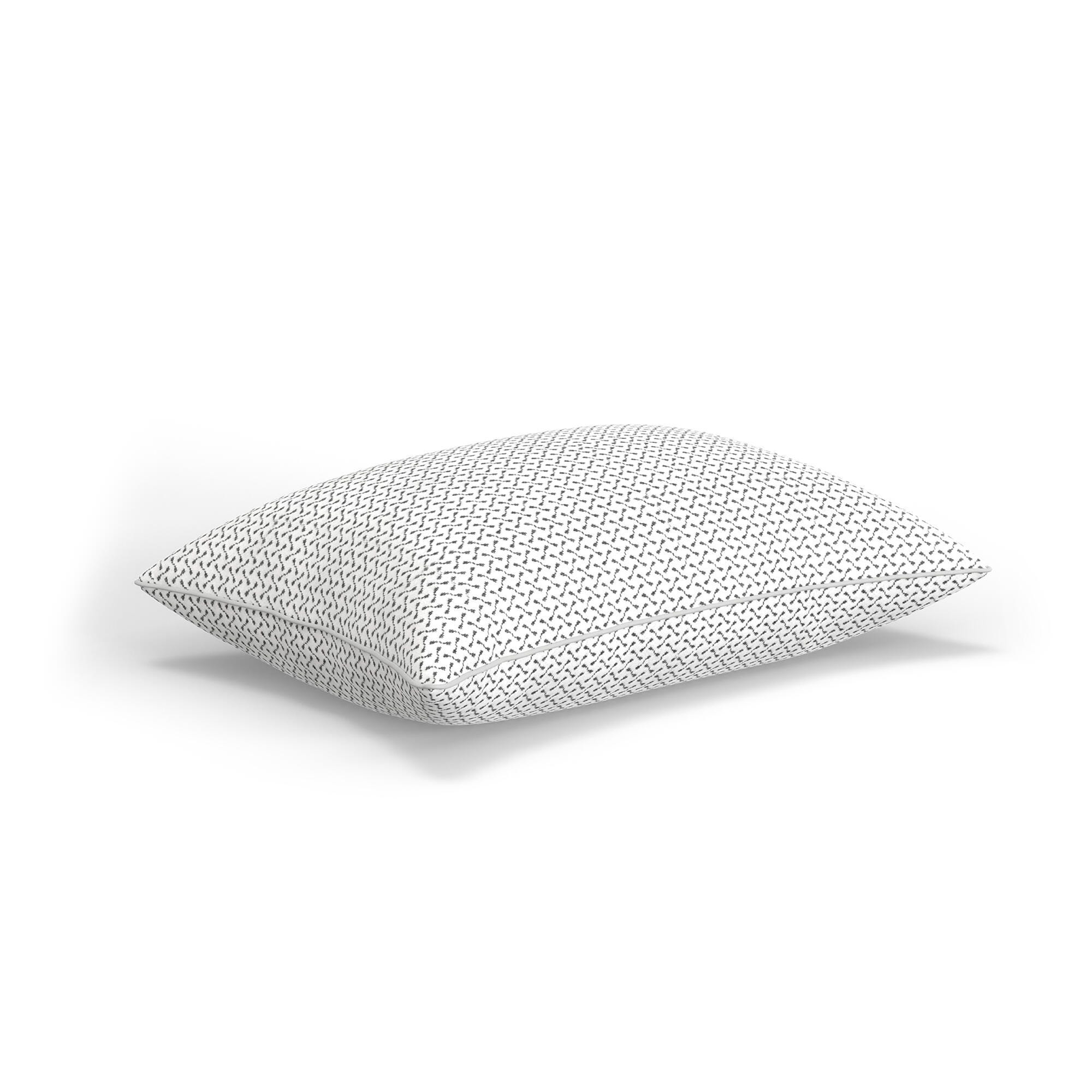 Bodipedic Essentials Gel-Infused Memory Foam Cluster Jumbo Bed Pillow with Charcoal Infused Cover, , large
