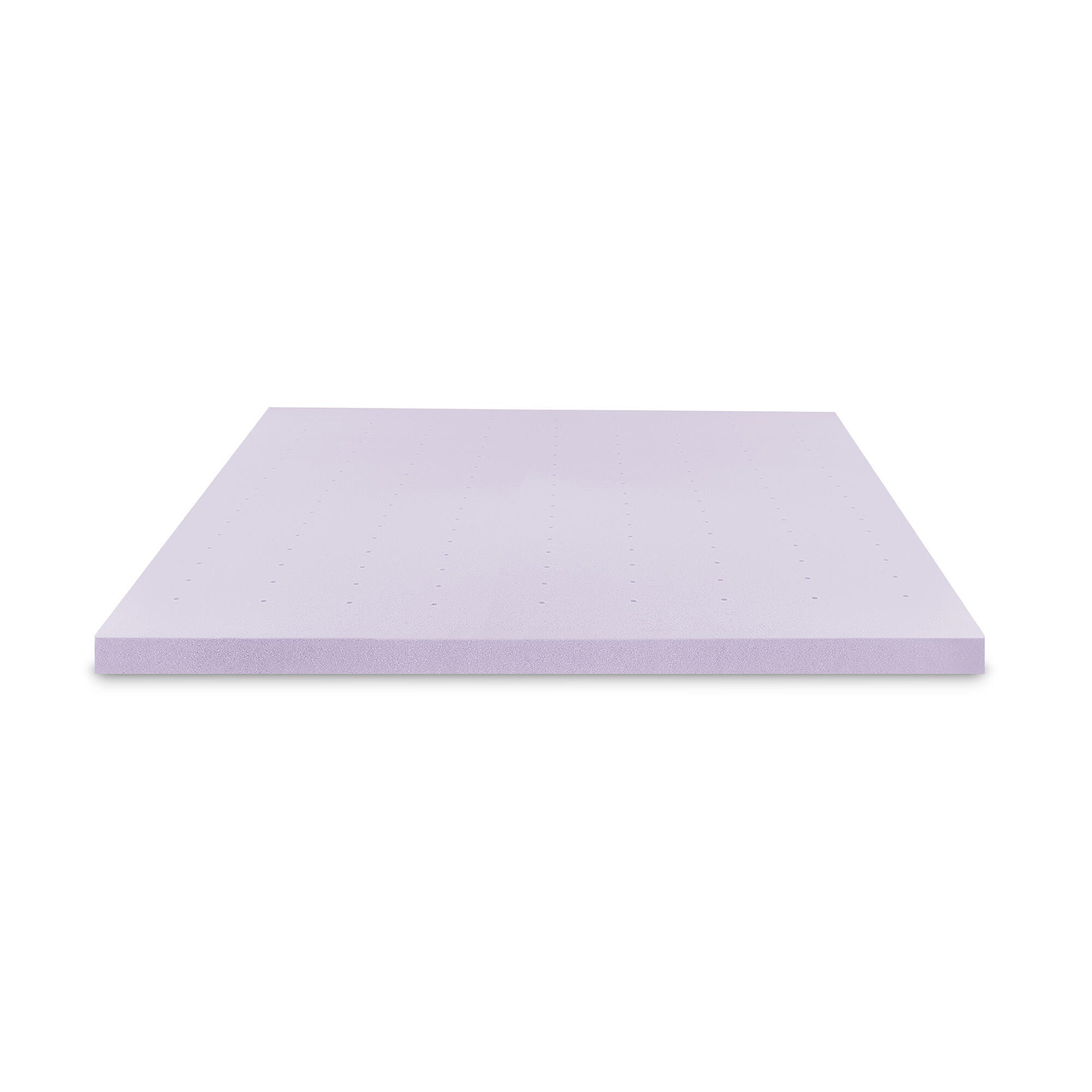 Bodipedic Essentials 3-Inch Infused Memory Foam Mattress Topper, Purple, large
