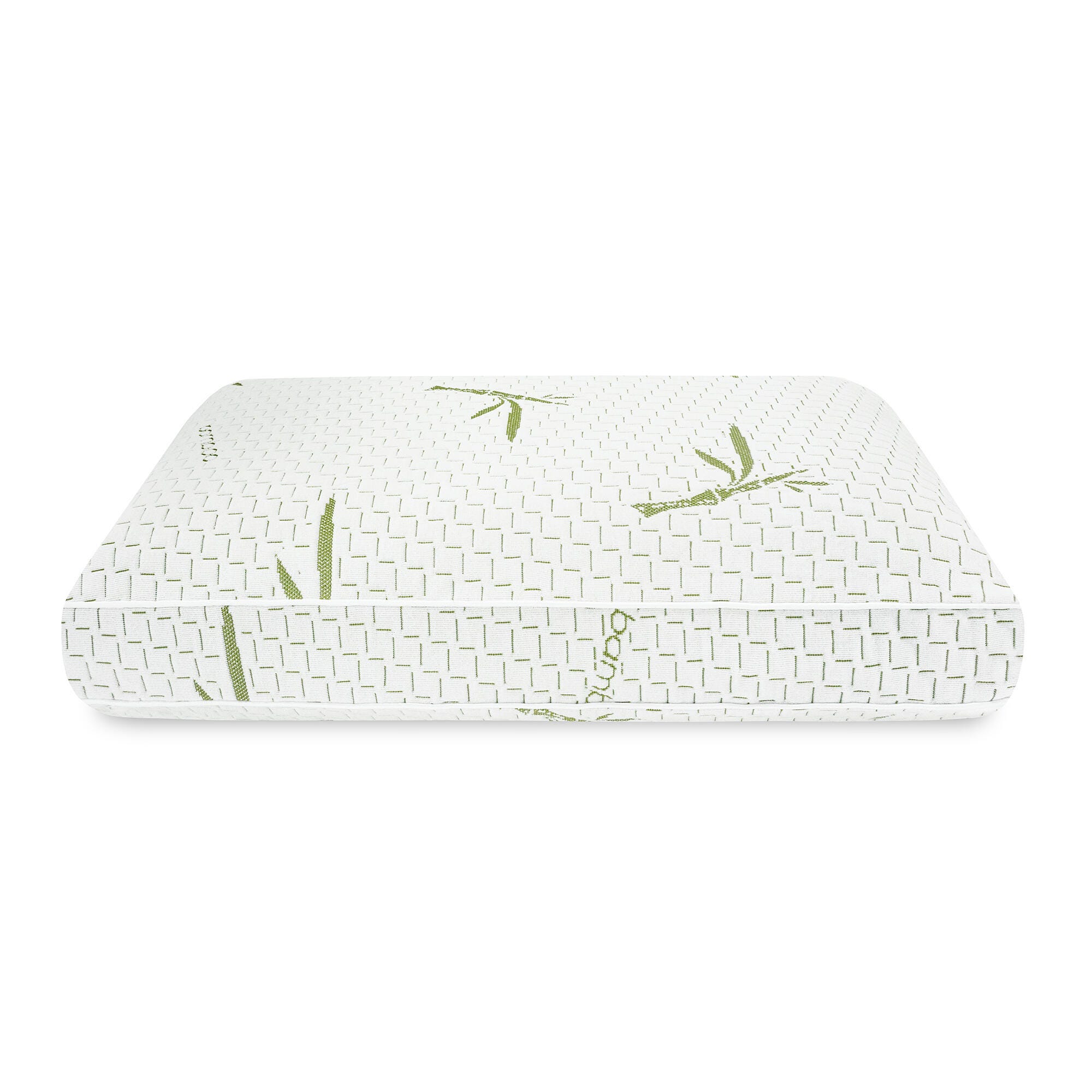 Bodipedic Essentials Green Tea Infused Memory Foam Bed Pillow with Rayon from  Infused Cover, , large