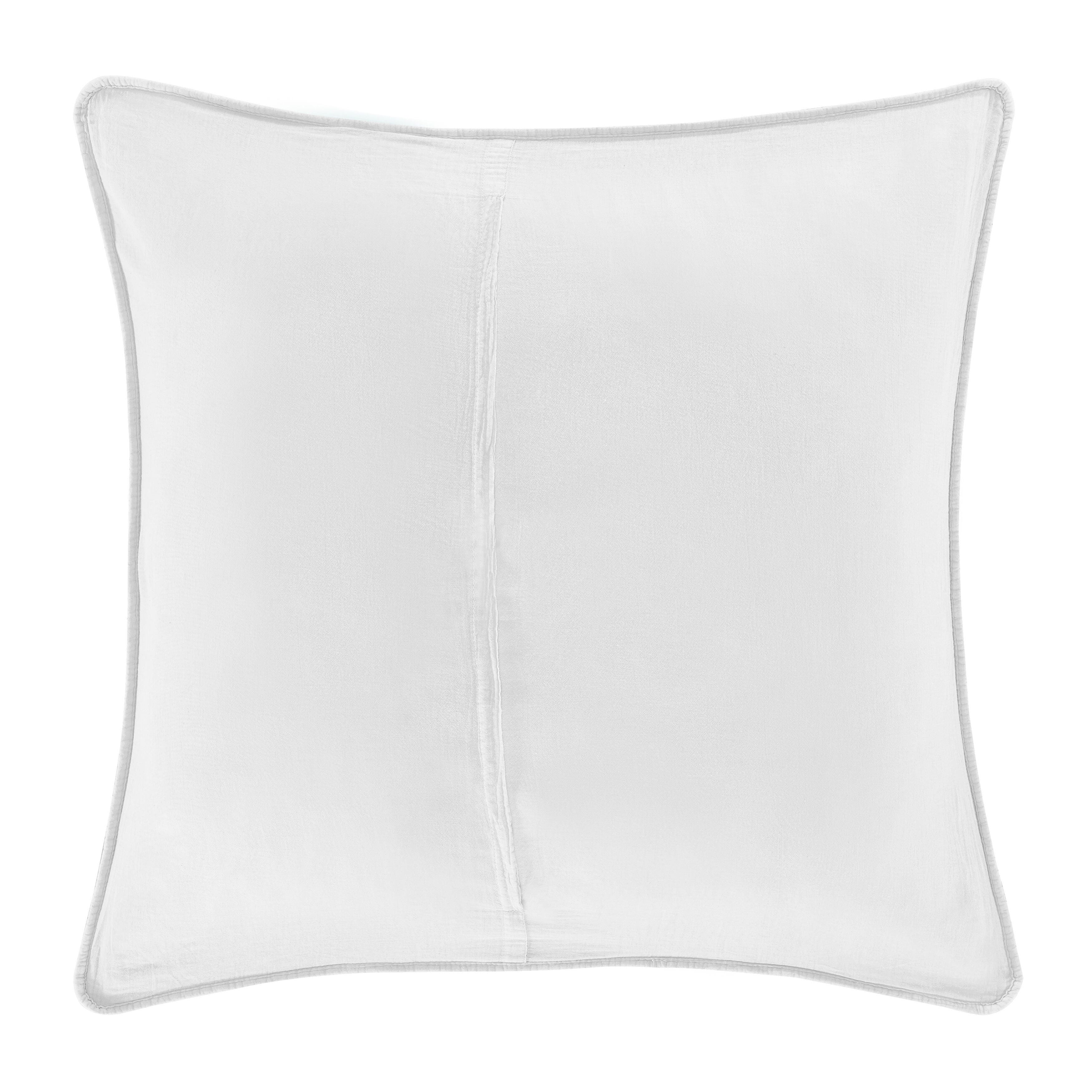 J.Queen New York Cayman Euro Quilted Sham, White, large