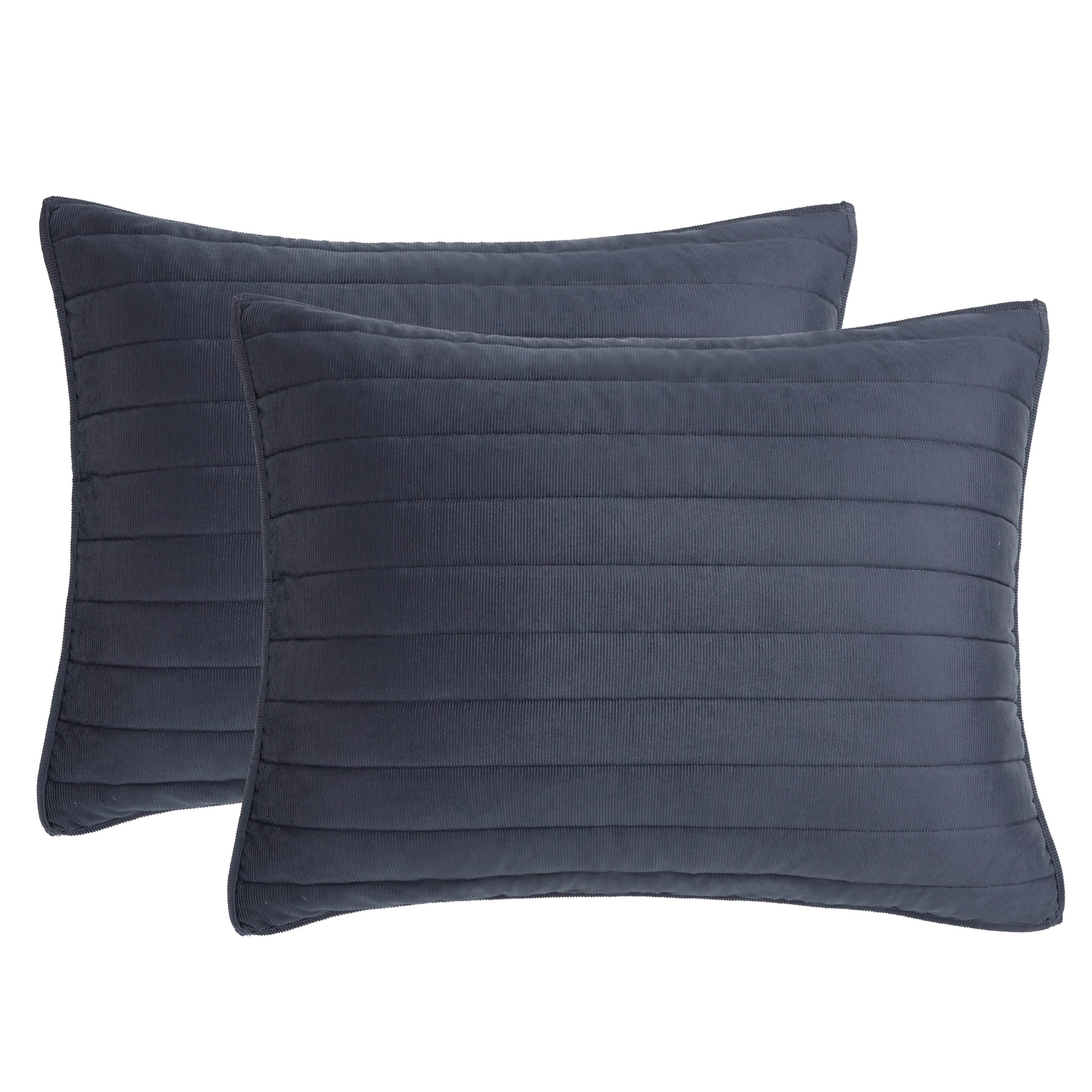 Oscar Oliver Valencia King/California King 3 Piece Quilt Set, Navy, large