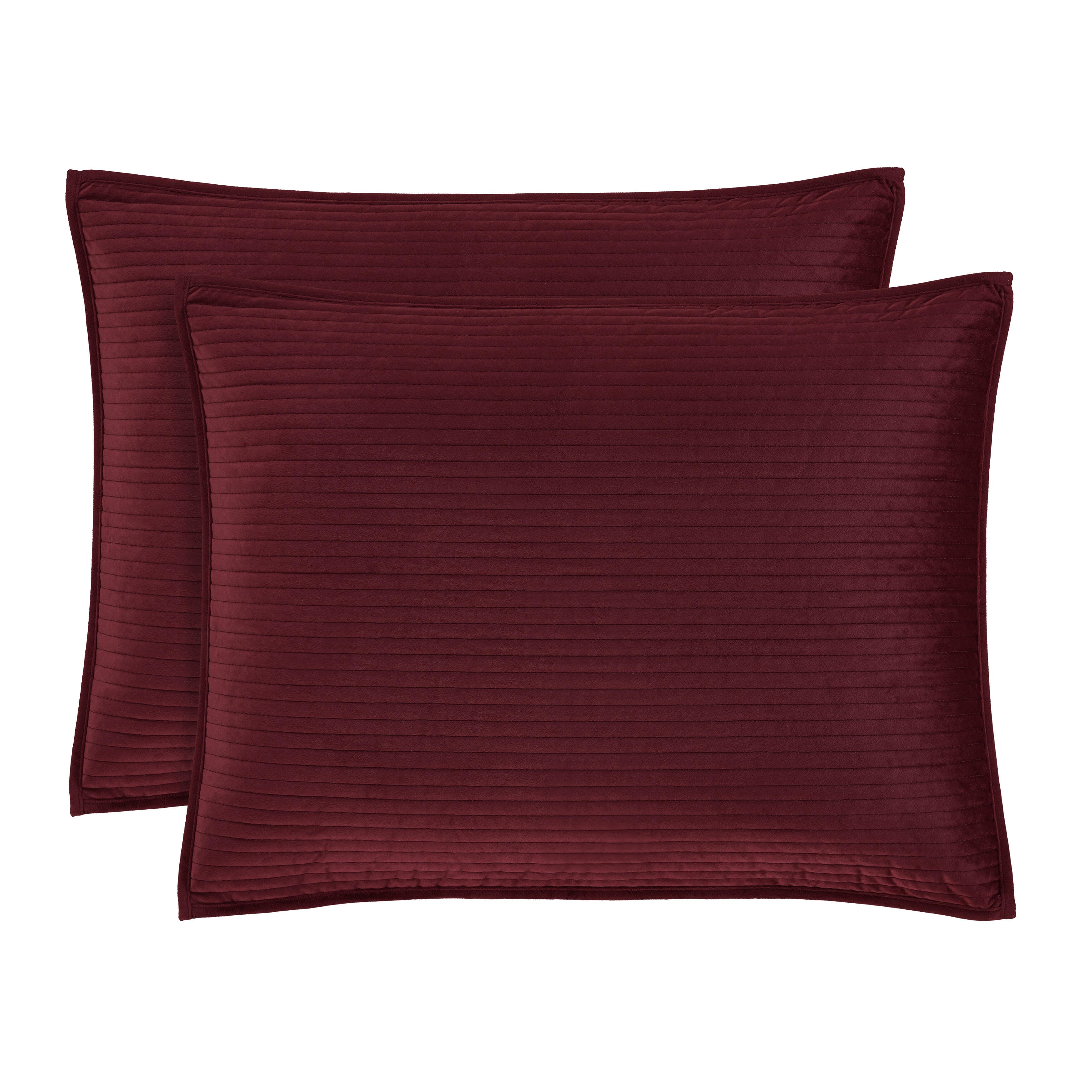 J. Queen New York Townsend Quilt Full/Queen 3 Piece Quilt Set, Red, large