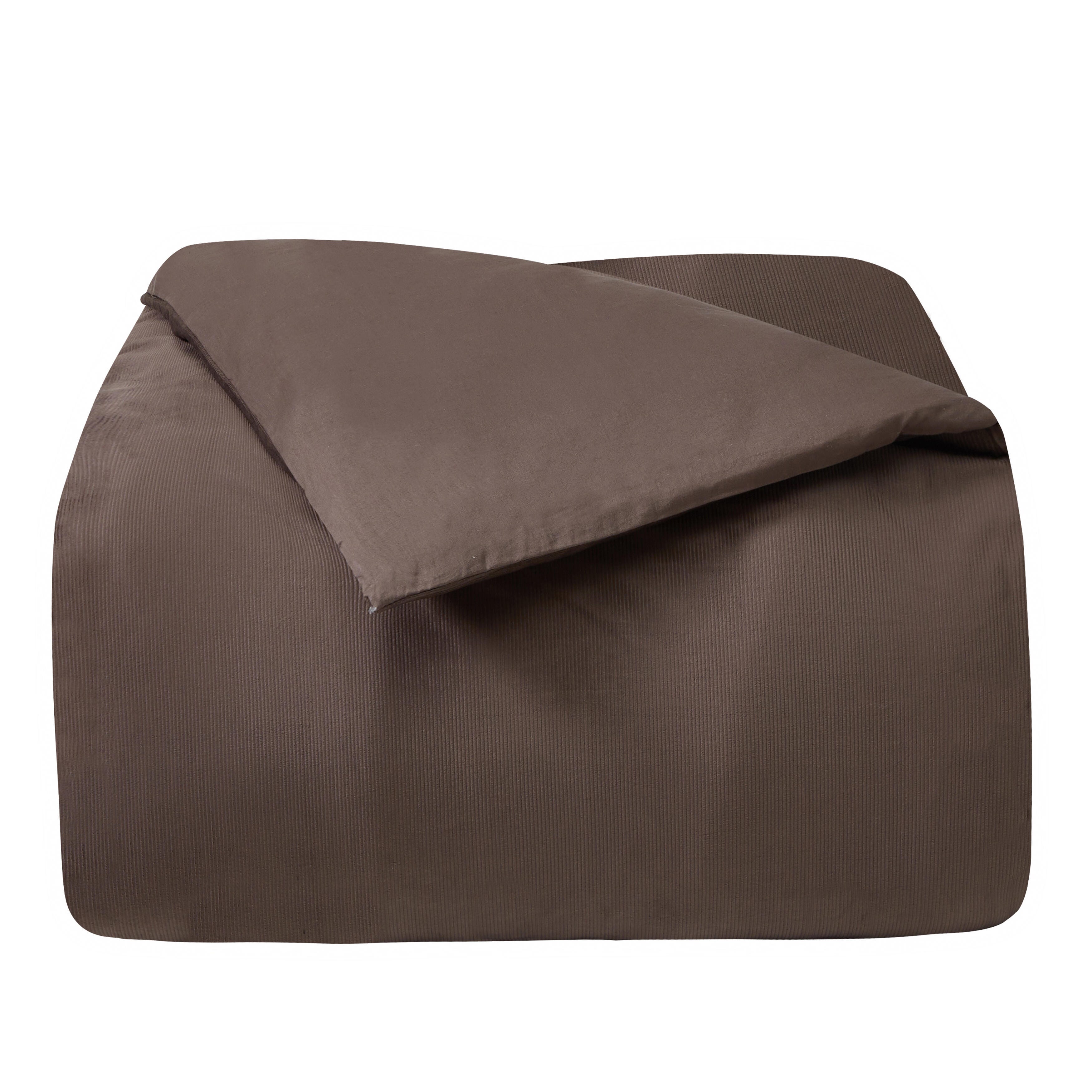 Oscar Oliver Valencia Full/Queen Duvet Cover 3 Piece Set, Mocha, large