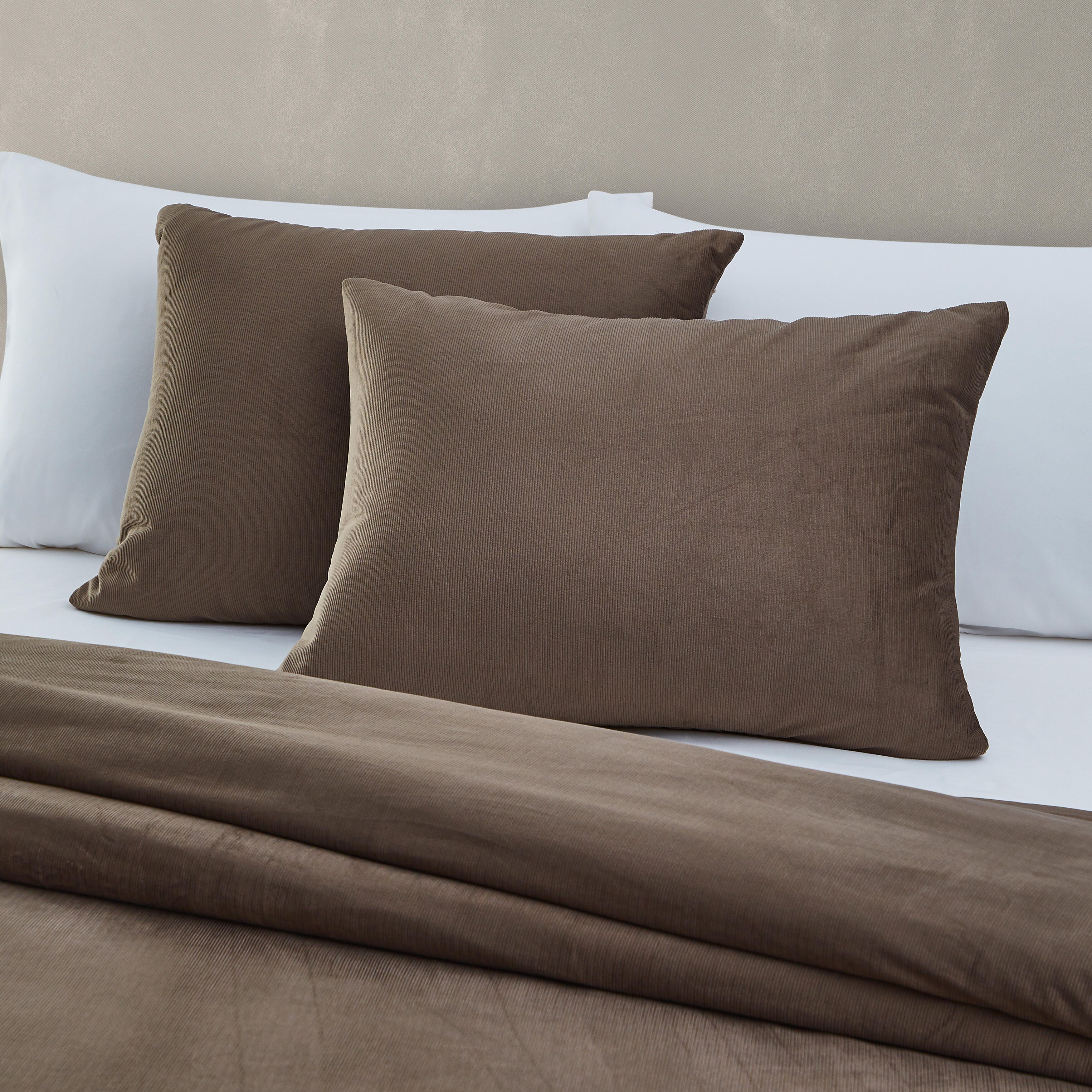Oscar Oliver Valencia Full/Queen Duvet Cover 3 Piece Set, Mocha, large