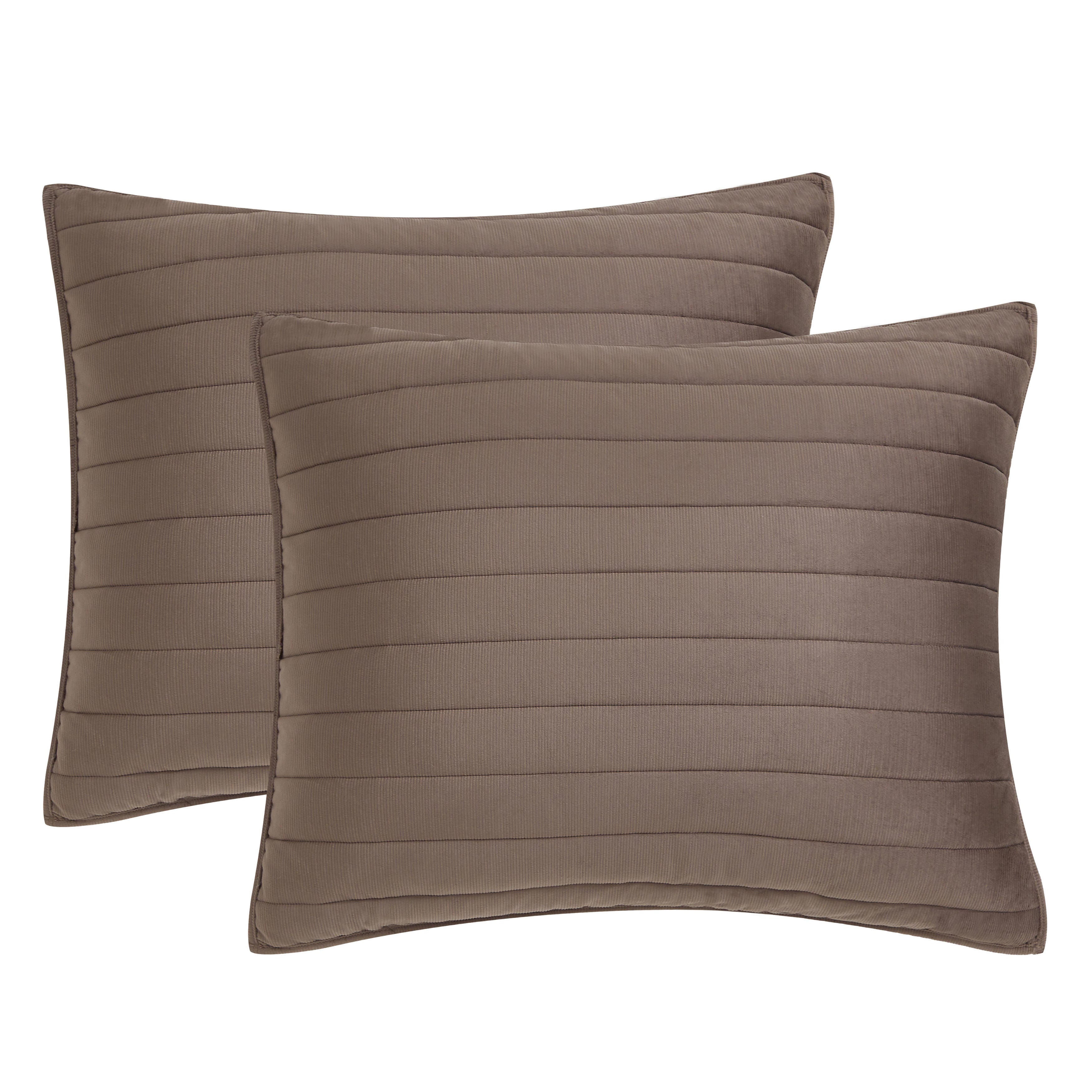 Oscar Oliver Valencia Full/Queen 3 Piece Quilt Set, Mocha, large