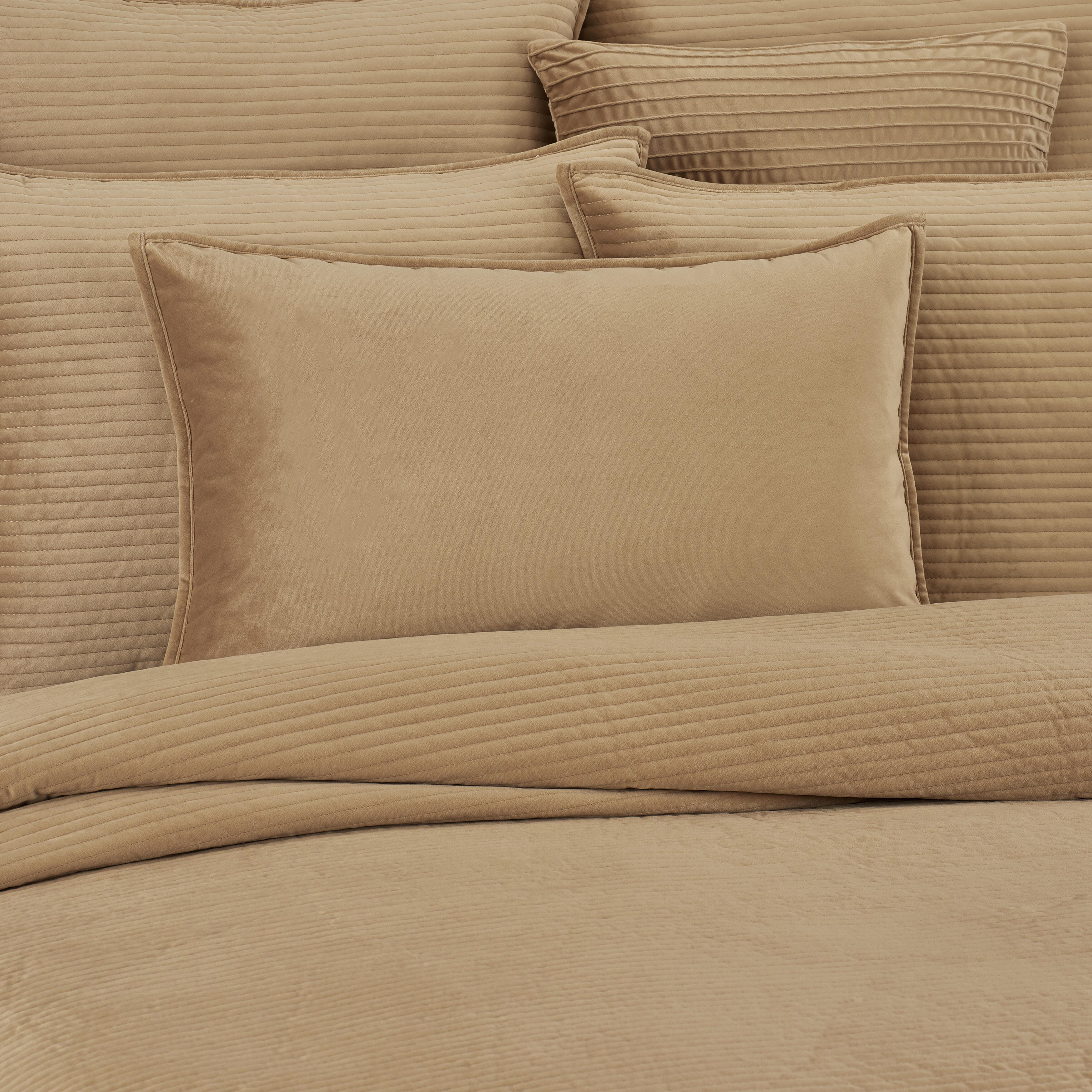 J.Queen New York Townsend Lumbar Decorative Throw Pillow Cover, Gold, rollover