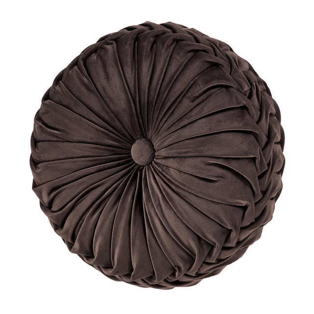 J. Queen New York Townsend Tufted Round Decorative Throw Pillow