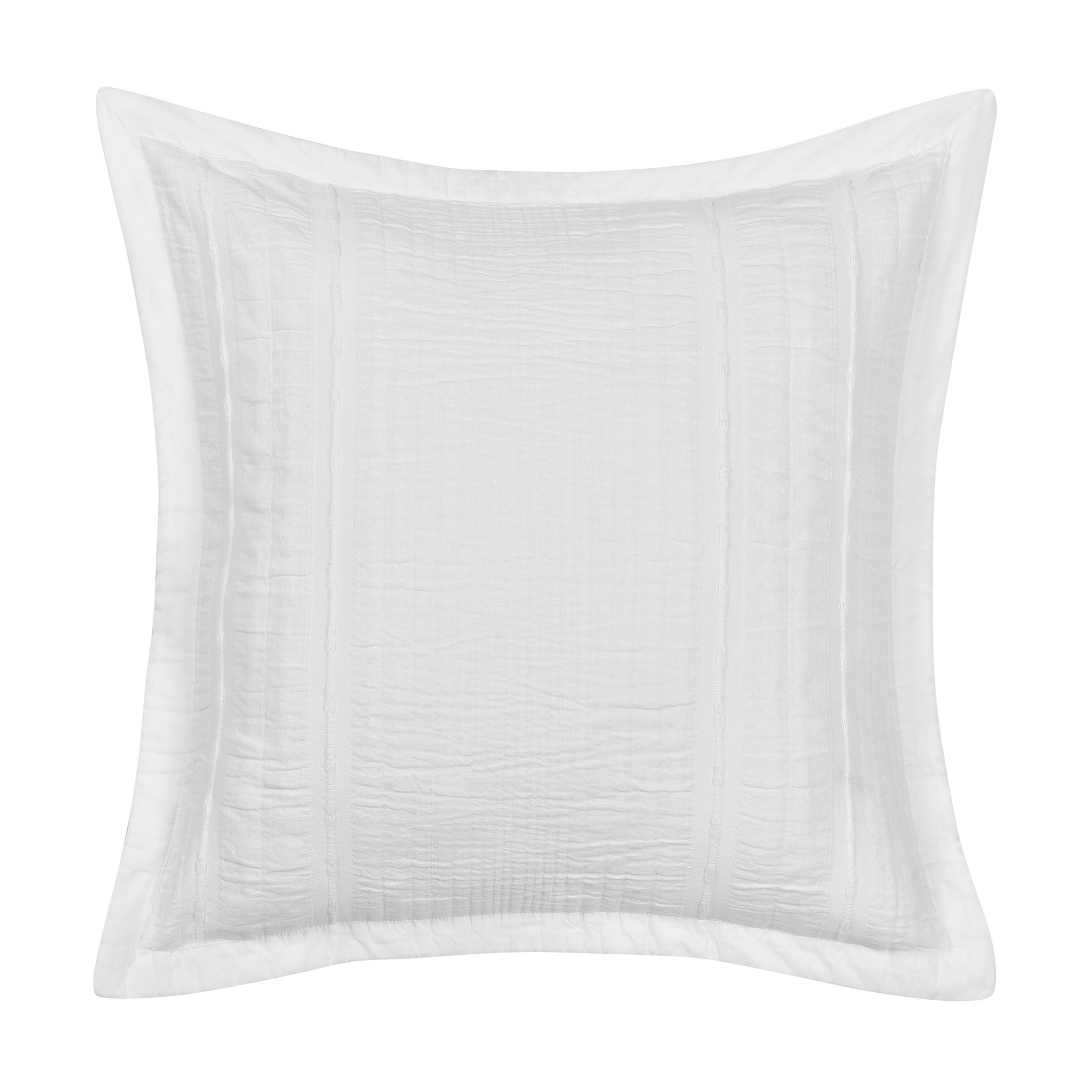 White Sand Brentwood 20" Square Decorative Throw Pillow Cover, , large