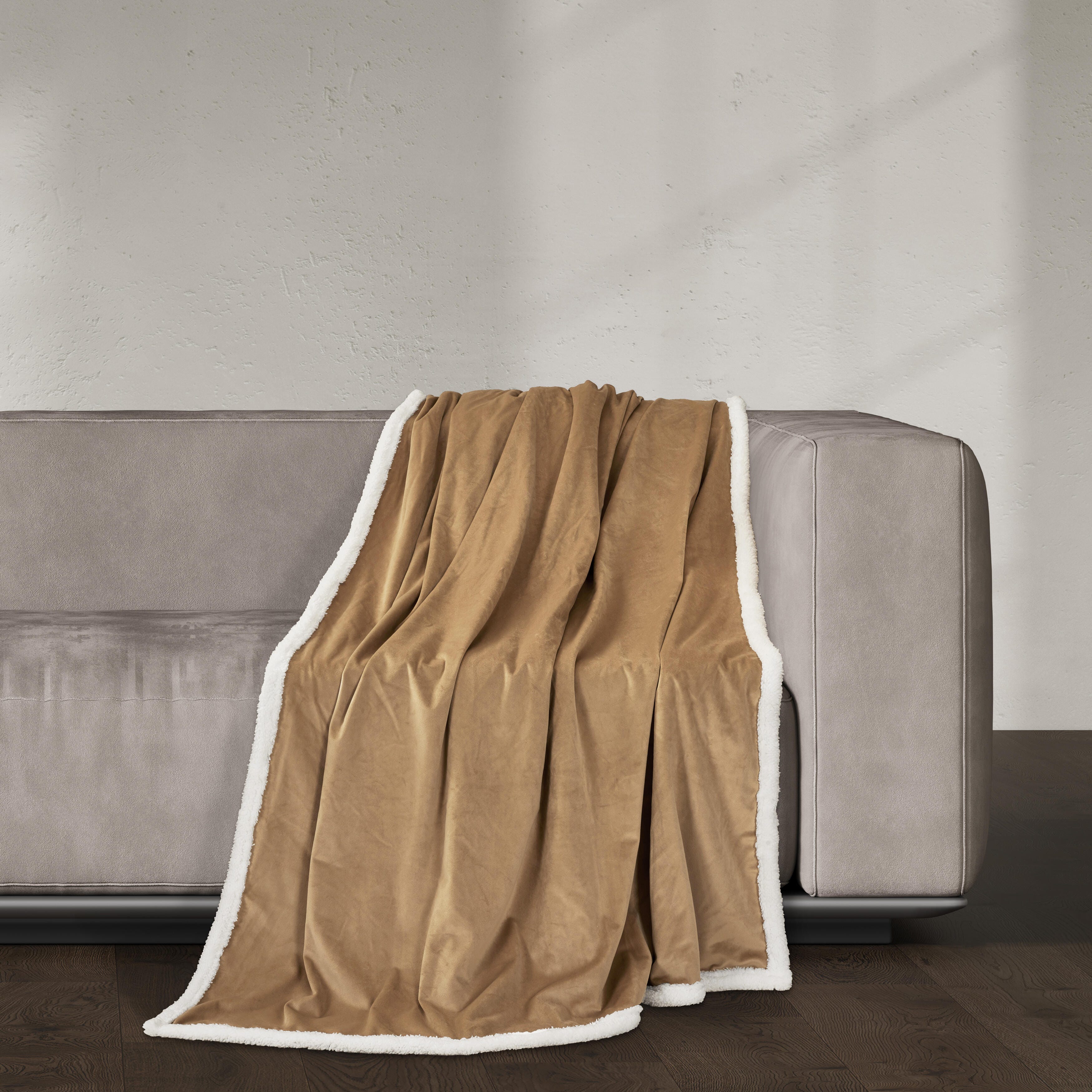 J.Queen New York Townsend Throw, Gold, large