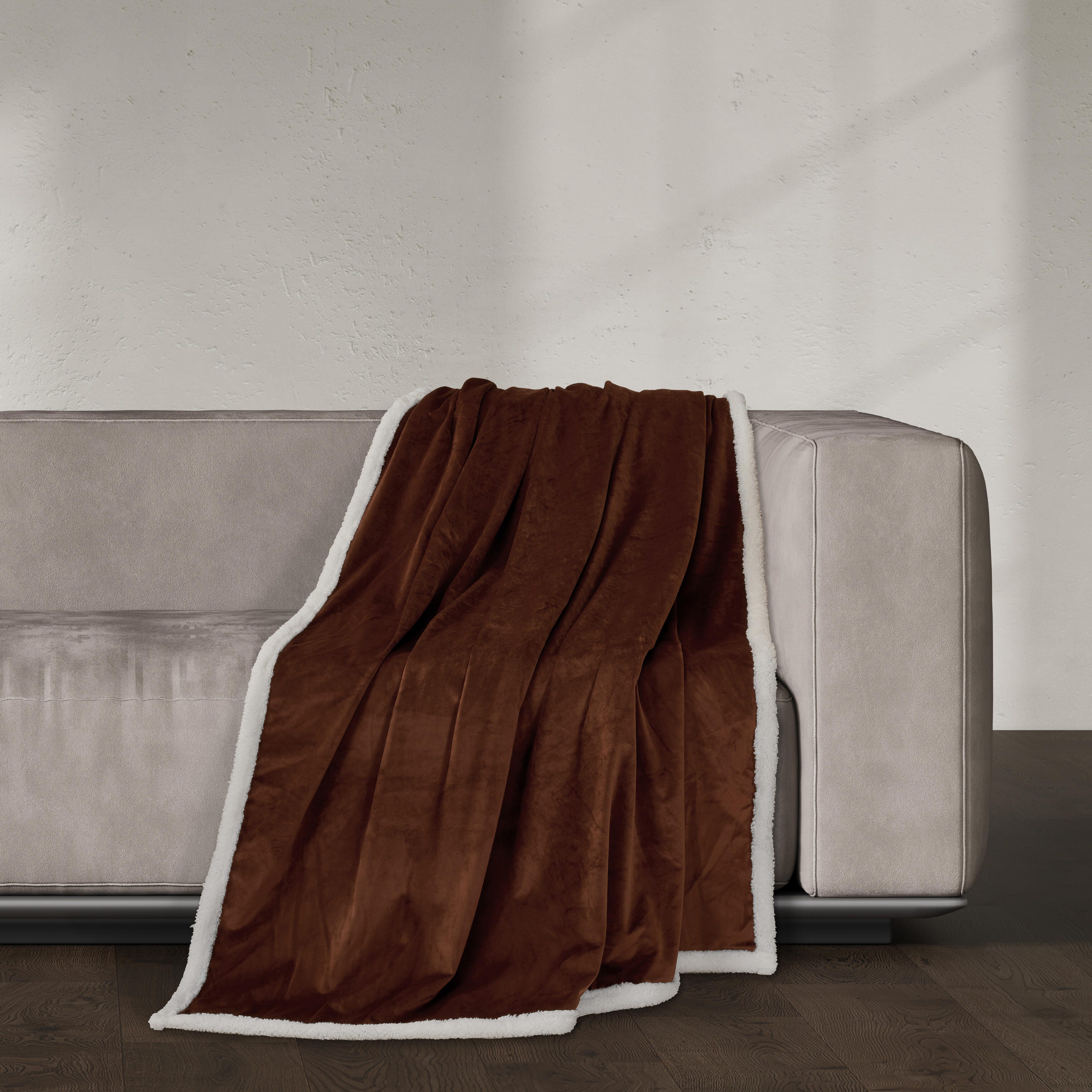 J.Queen New York Townsend Throw, Terracotta, large