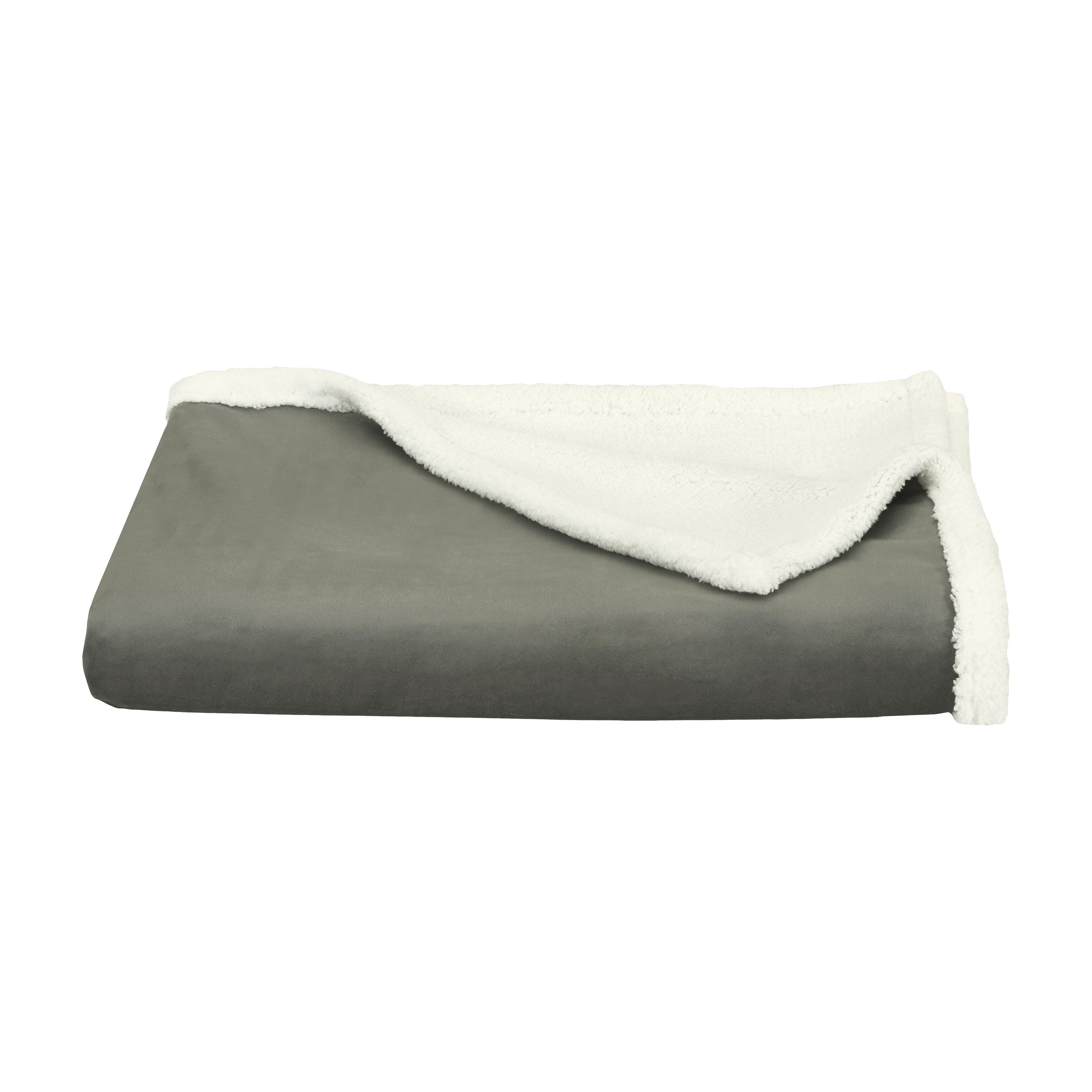 J.Queen New York Townsend Throw, Charcoal, rollover